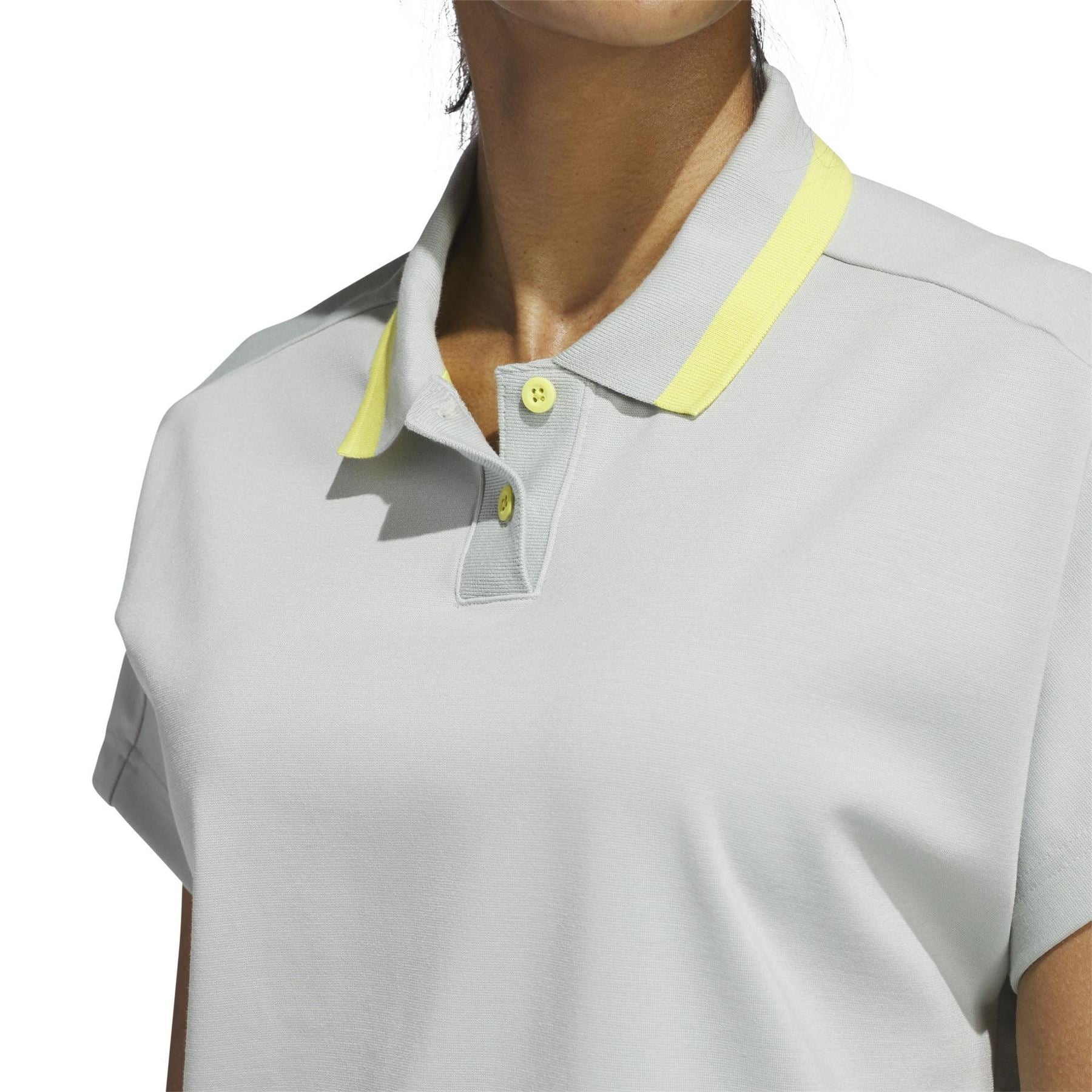 adidas Collared Neck Drop Shoulder Boxy Fit Polo Shirt