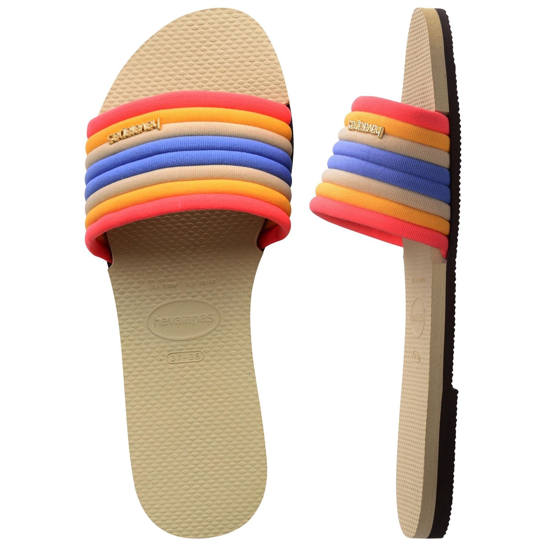 Havaianas Womens Hav. You Malta Cool Black 35 36 Flip Flops