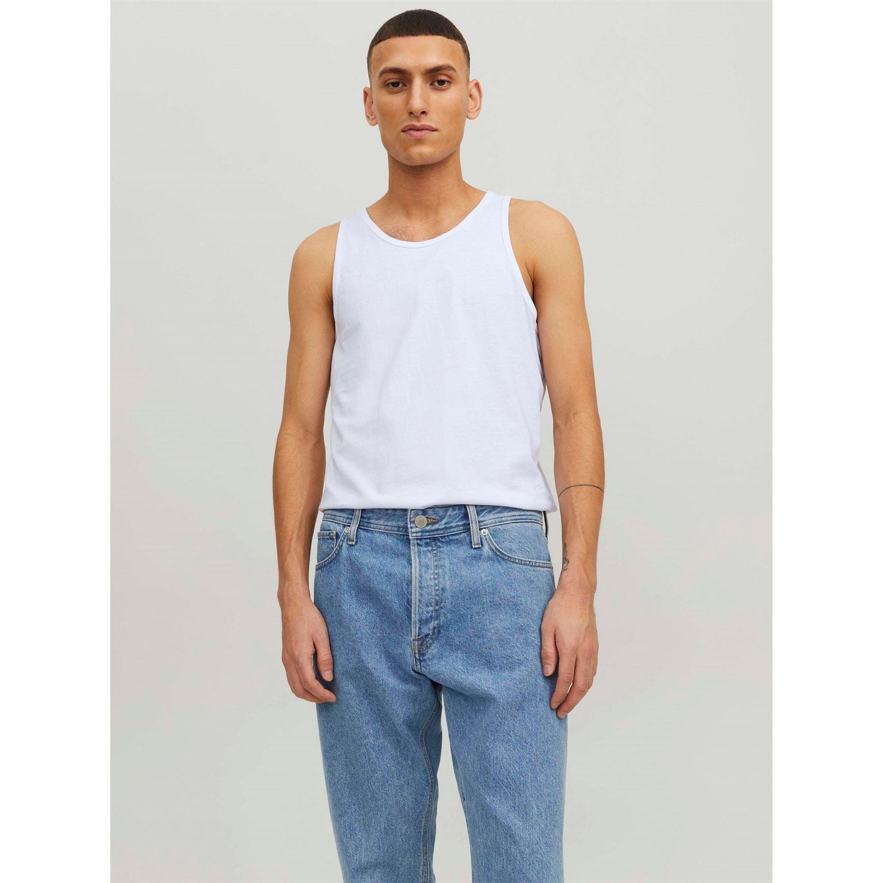 Jack and Jones 2 Pack Sleeveless Vest