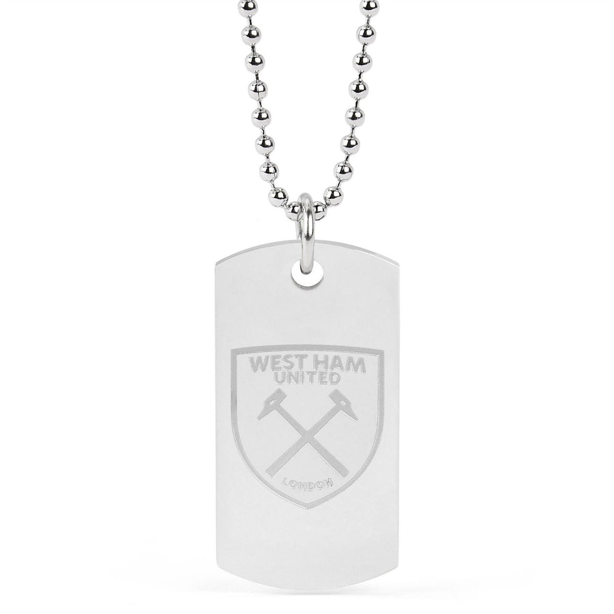 Team Officially Licensed Stainless Steel Dog Tag And Ball Chain