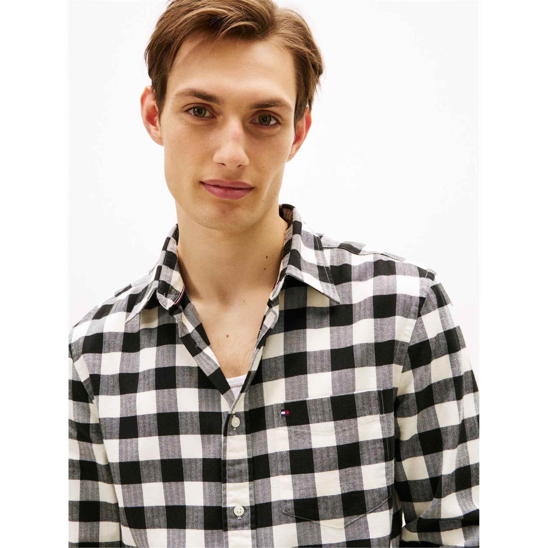 Tommy Hilfiger Buffalo Check Long Sleeve Patterned Shirt