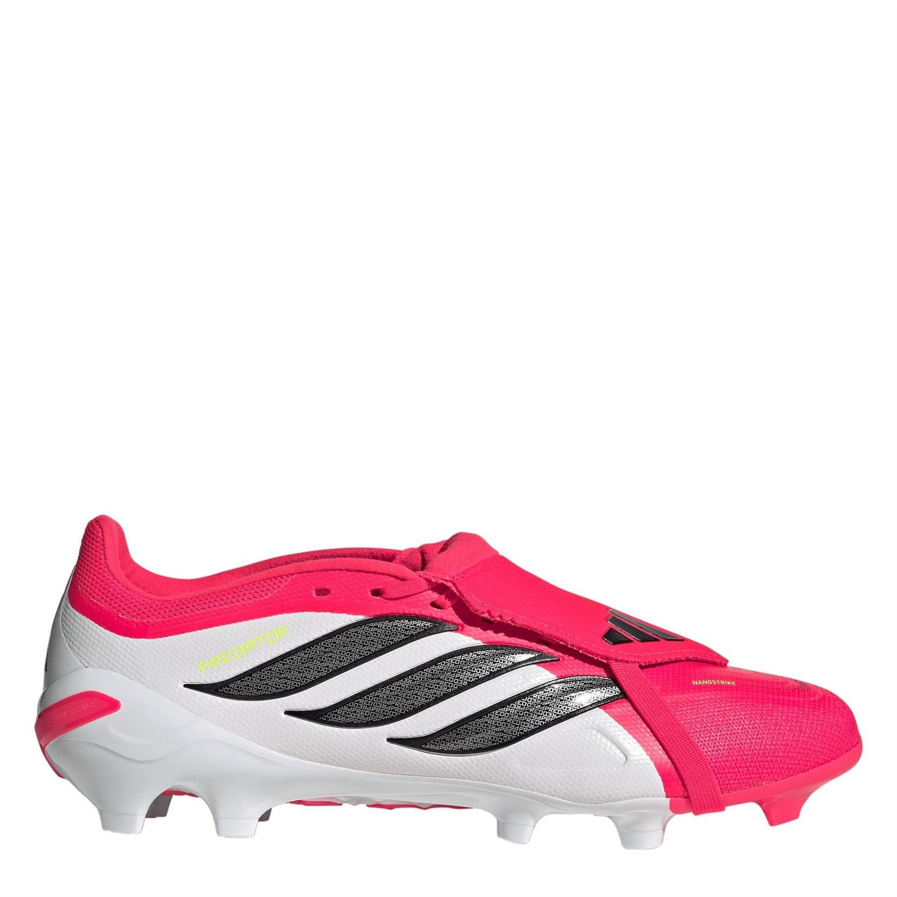 adidas Mens Predator Fold Over Tongue Academy Firm Ground Football Boots