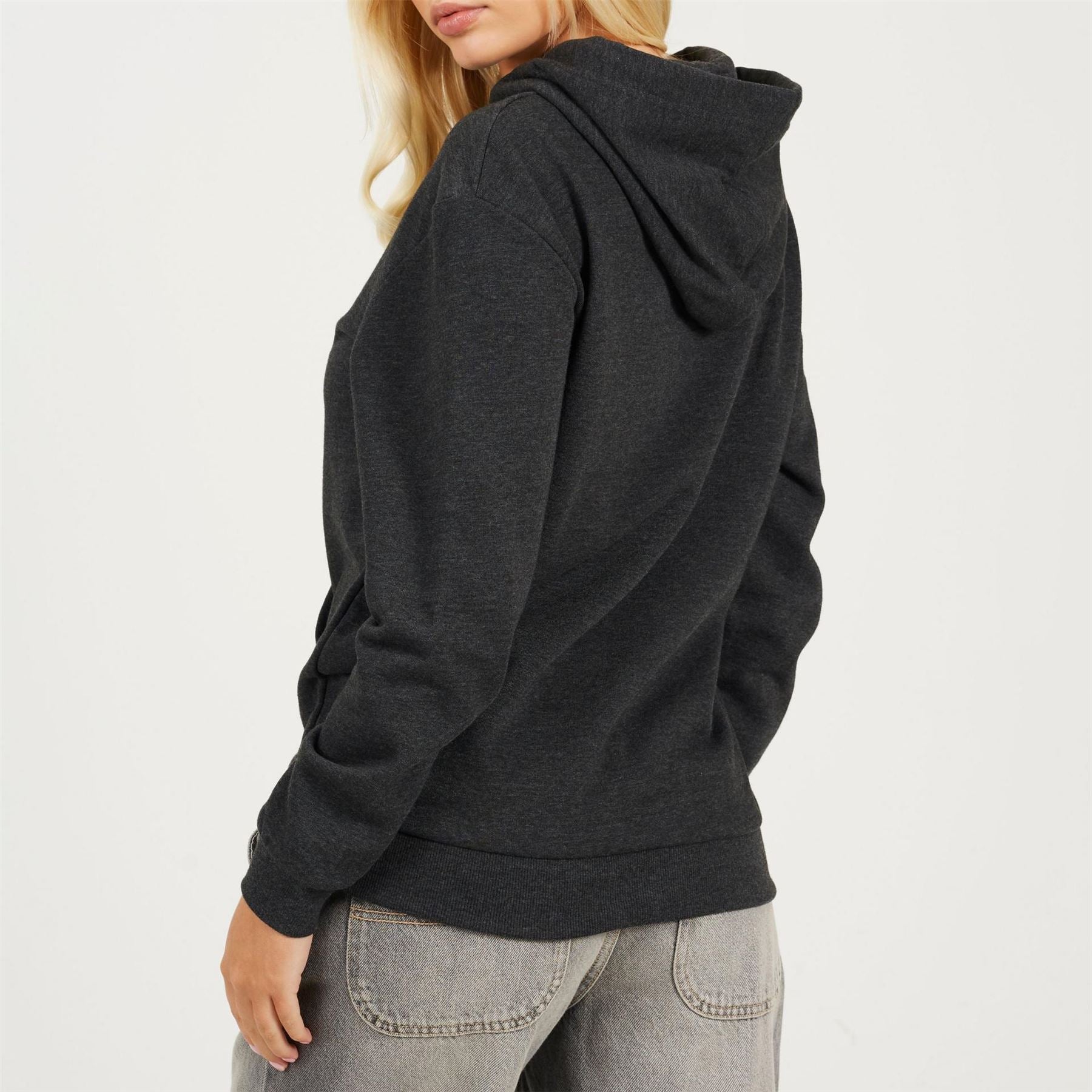 Brave Soul Hooded Neck Long Sleeve Kangaroo Pocket Sweatshirt