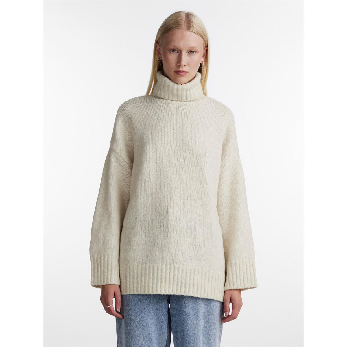 Pieces Oversize Fit Drop Shoulder Sweatshirt