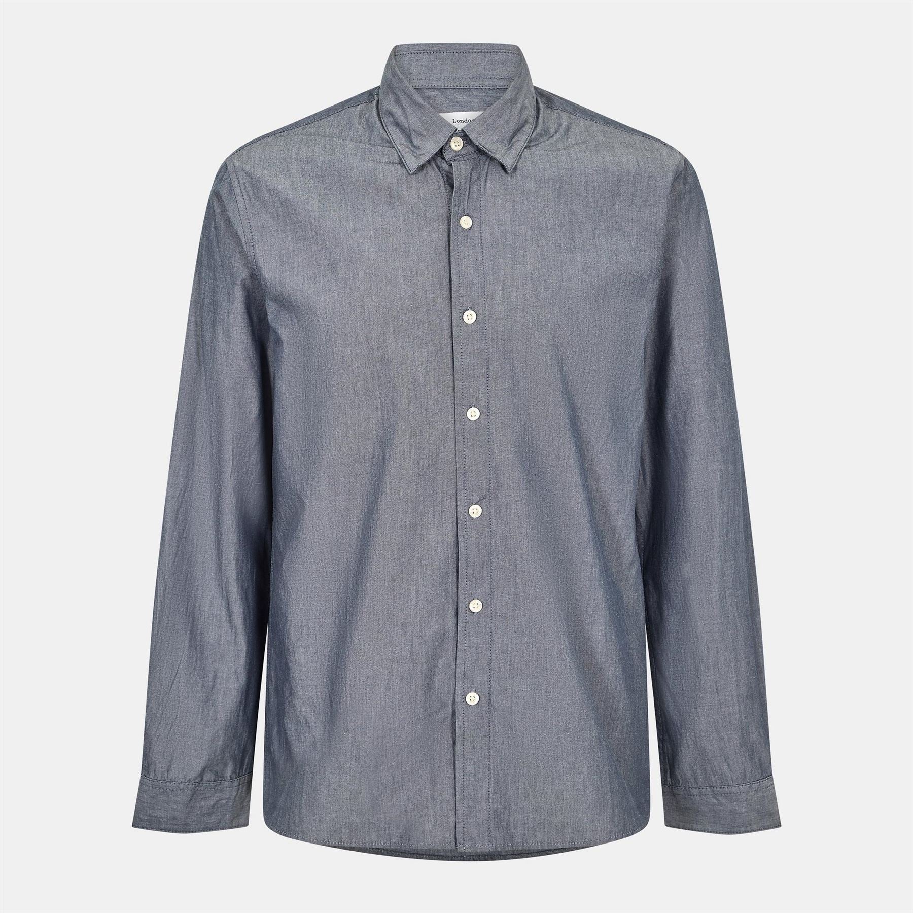 Peter Werth Freeman Collared Neck Long Sleeve Shirt