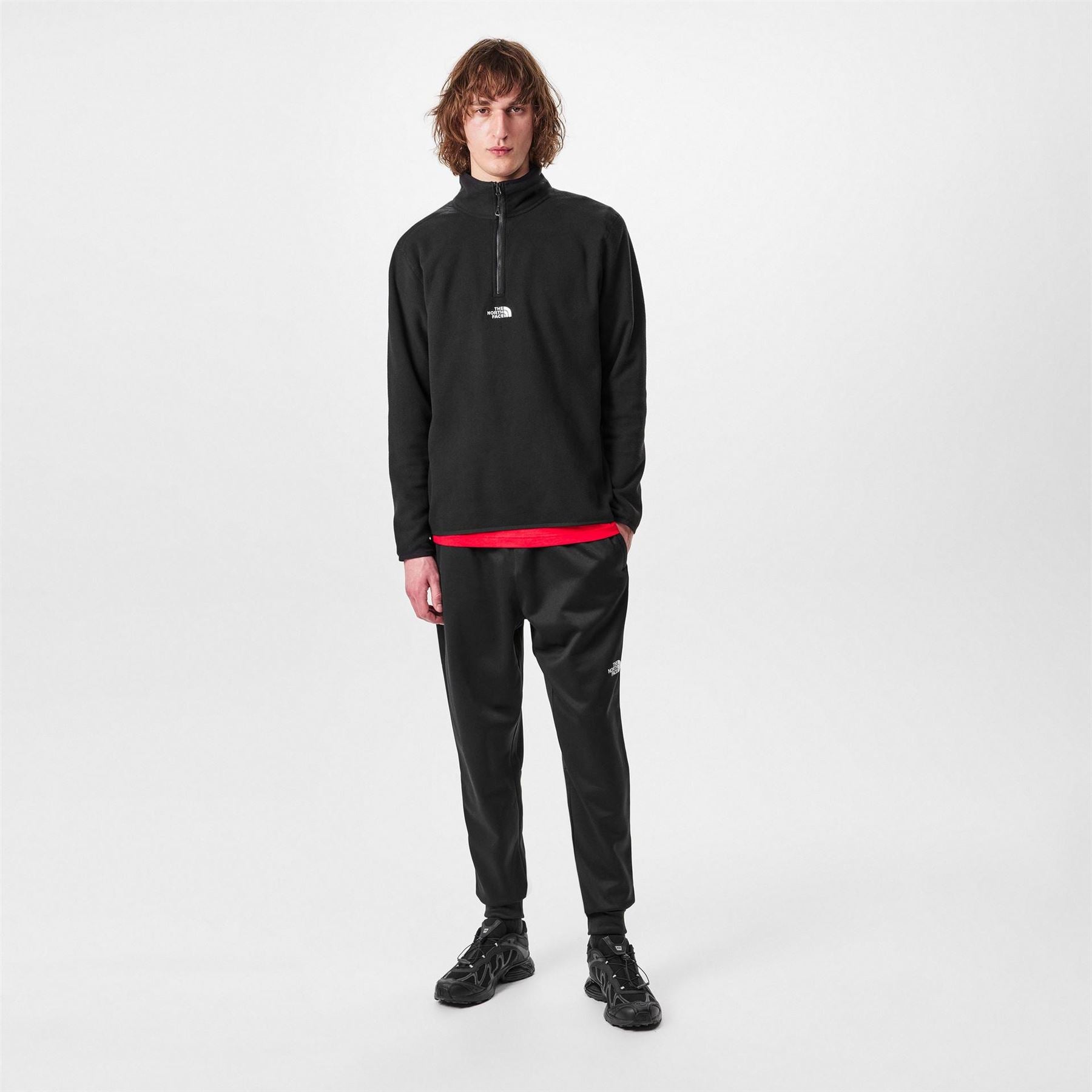 The North Face Glacier Quarter Zip Embroidered Sweatshirt