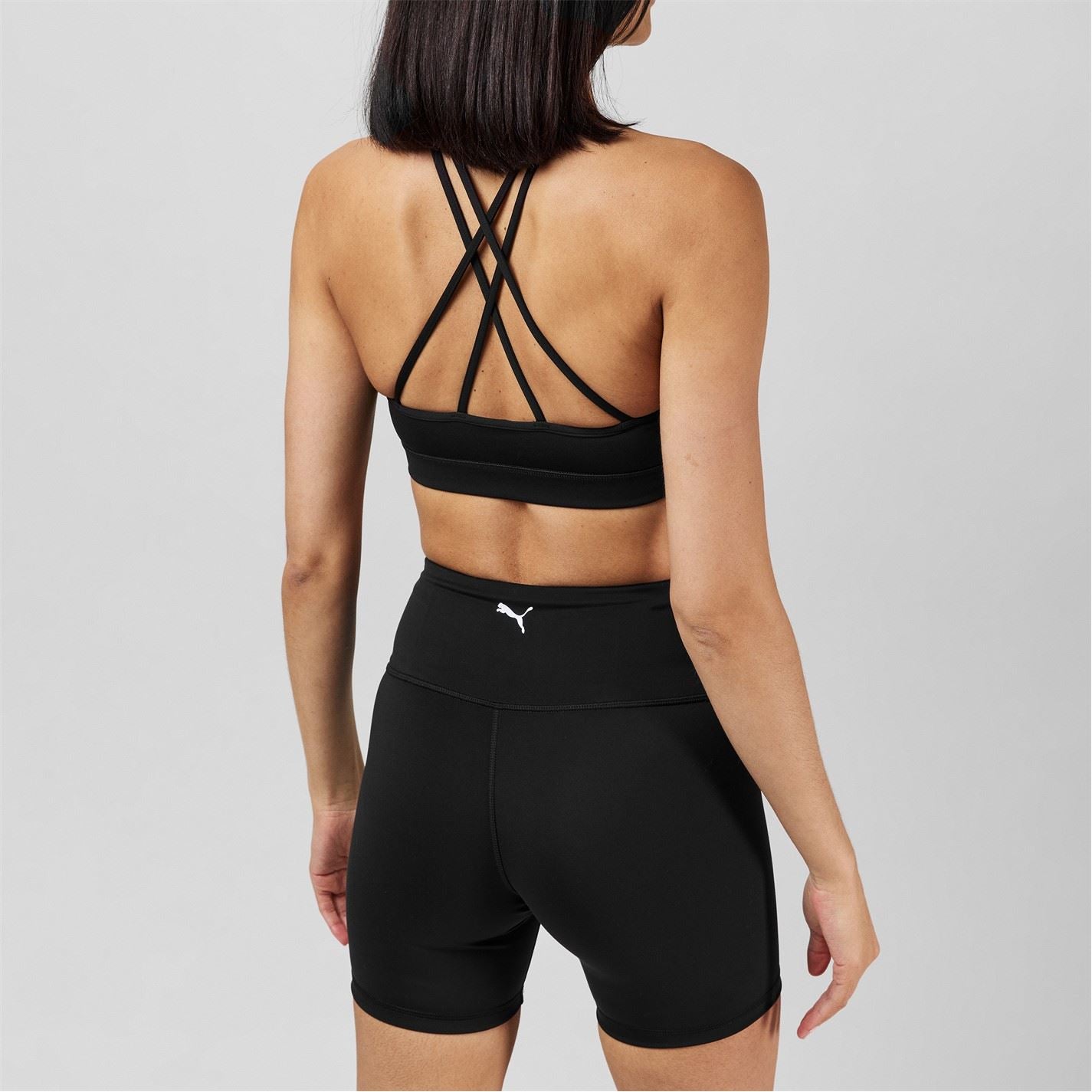 Puma Strappy Scoop Neck Slim Fit Bra