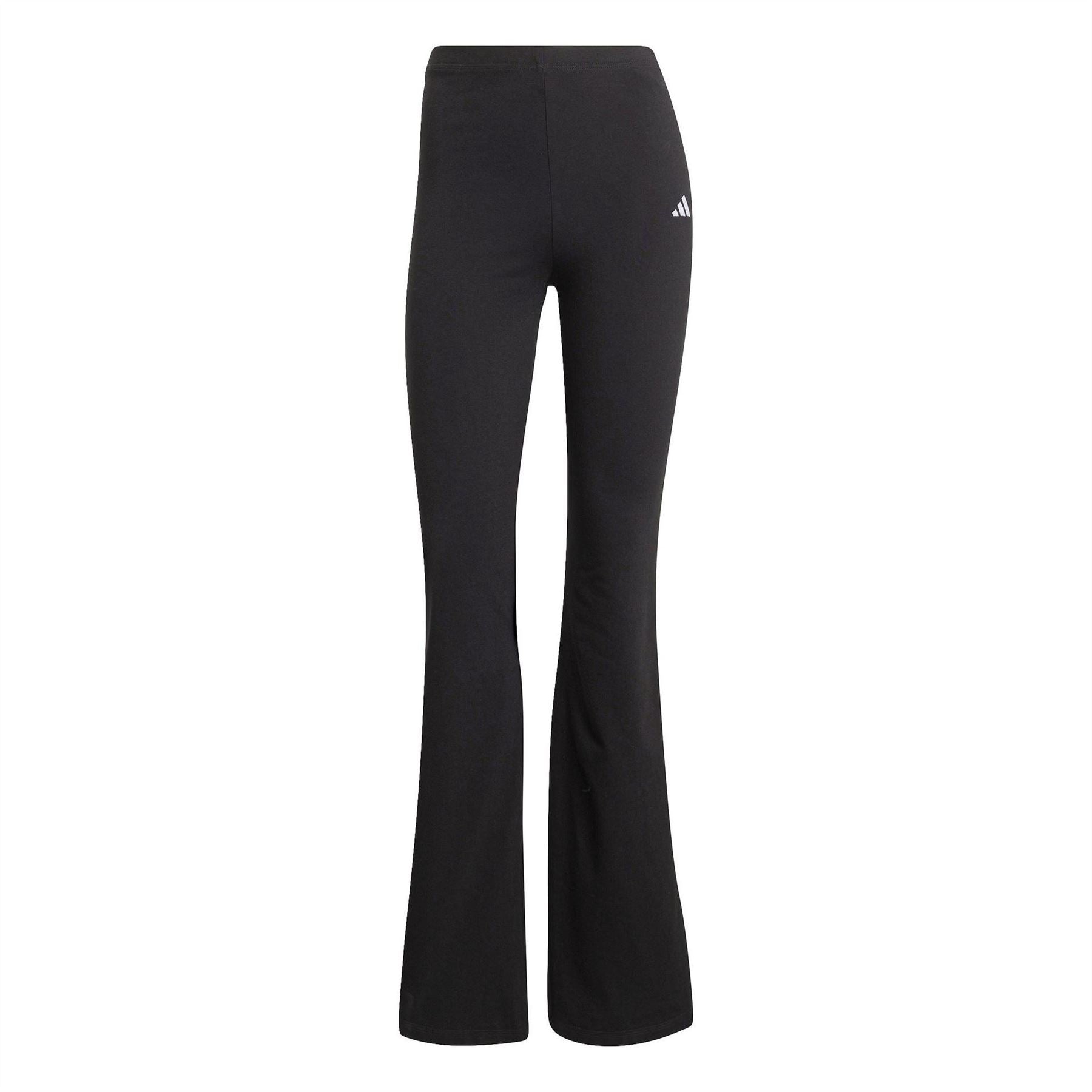 adidas Womens Small Logo Flared Leggings