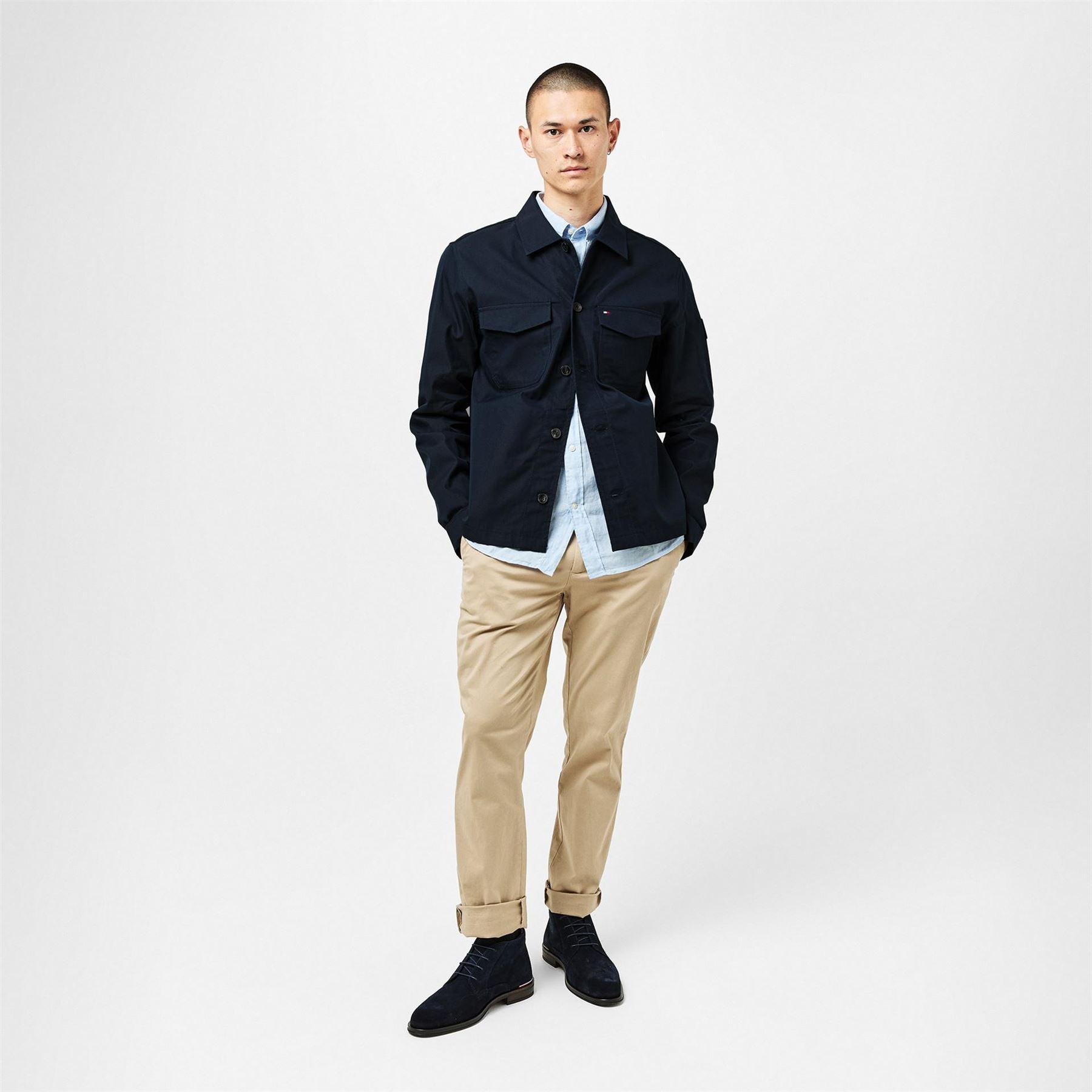 Tommy Hilfiger Cotton Button Through Overshirt