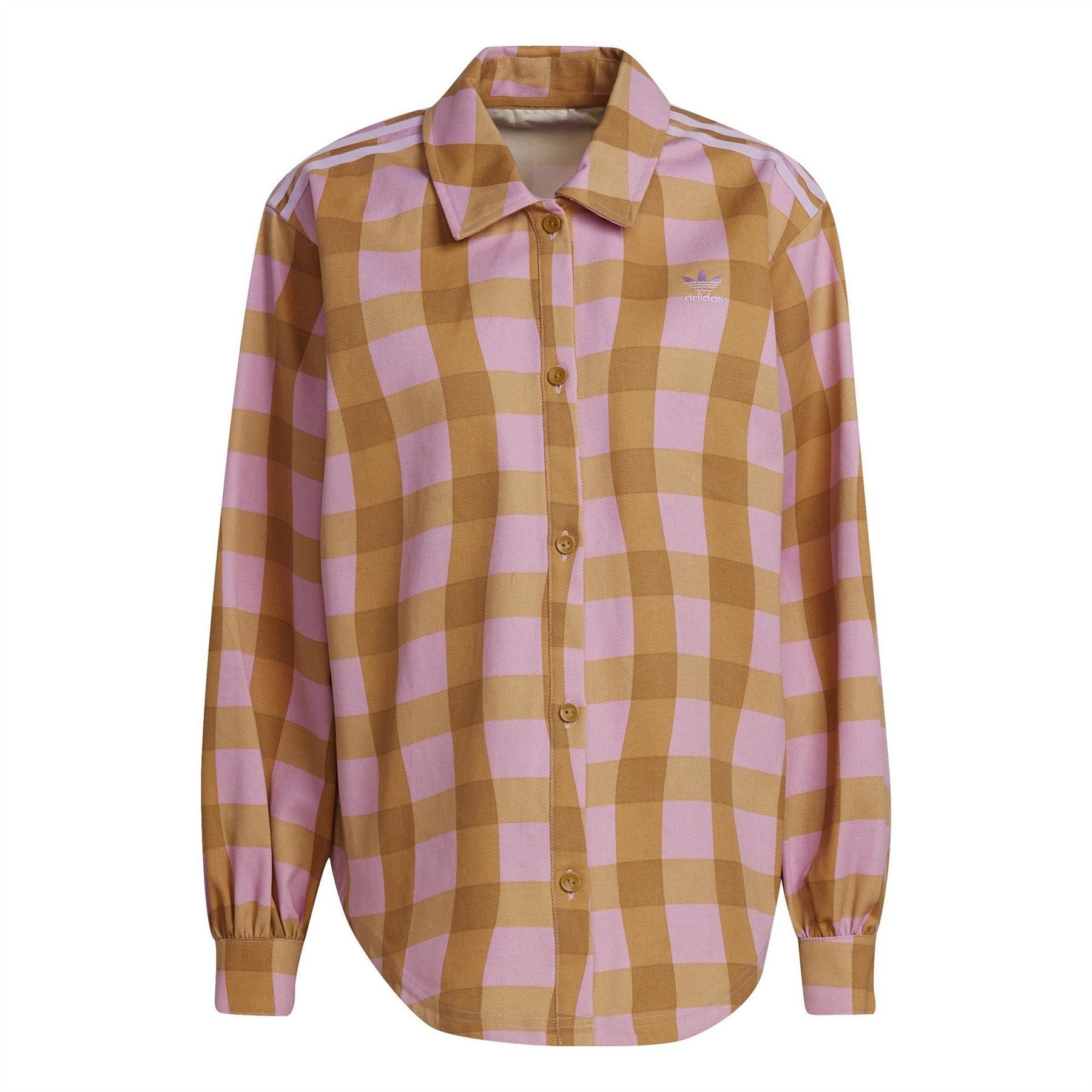 adidas Originals Twill Long Sleeve Relaxed Fit Shirt