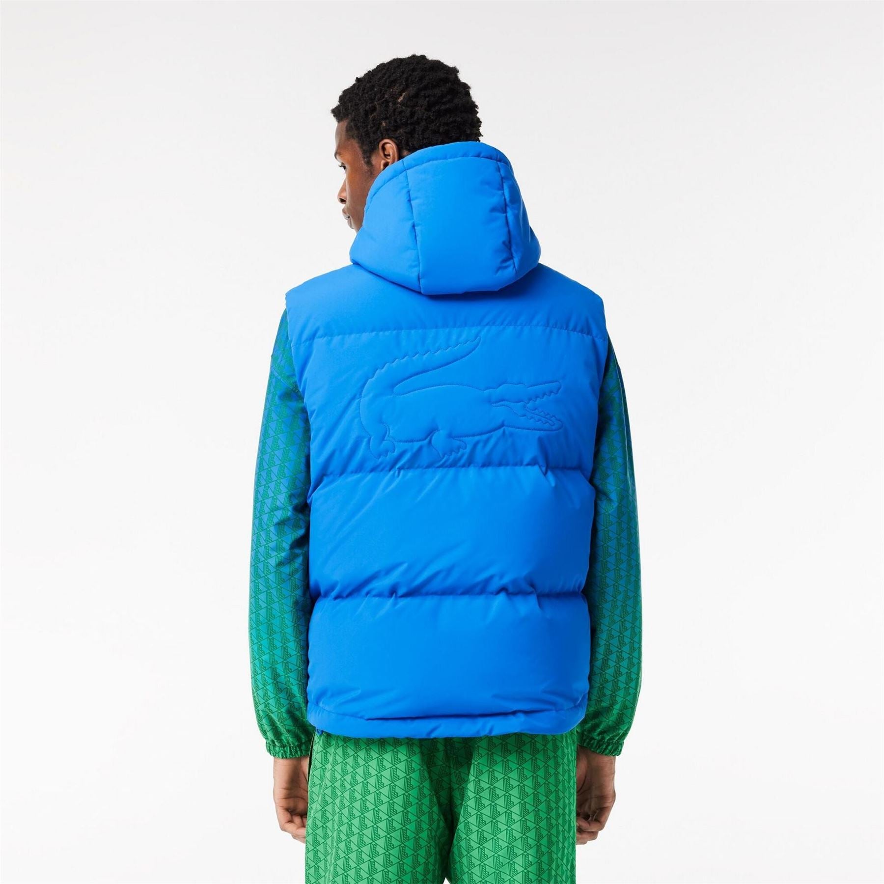 Lacoste Puffer Quilted Zip Through Gilet