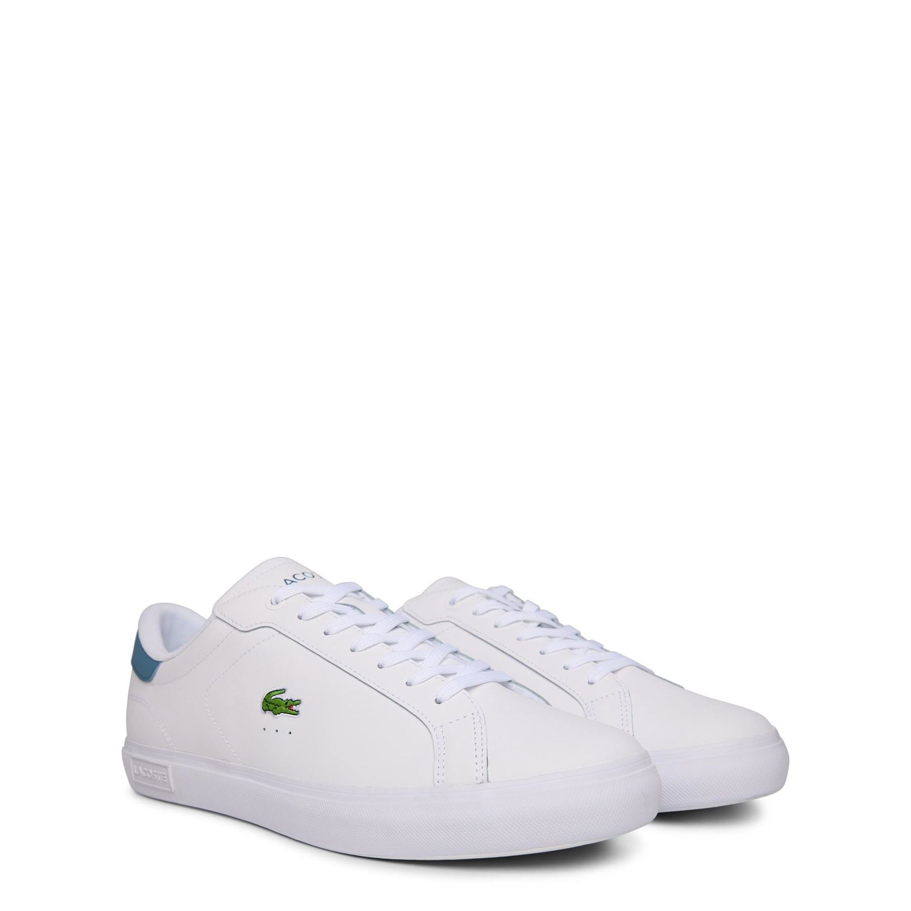 Lacoste Powercourt Low Top Crocodile Print Sneakers