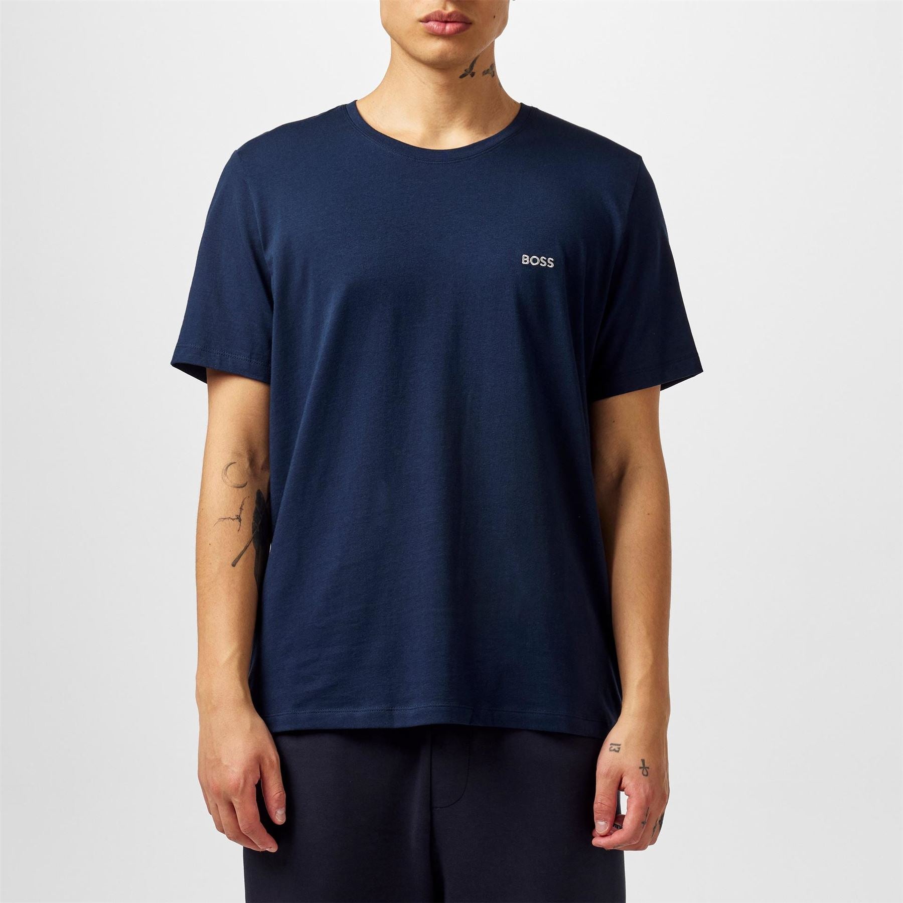 Boss BOSS Bodywear Mix  And  Match Premium Cotton T Shirt with Logo Detail