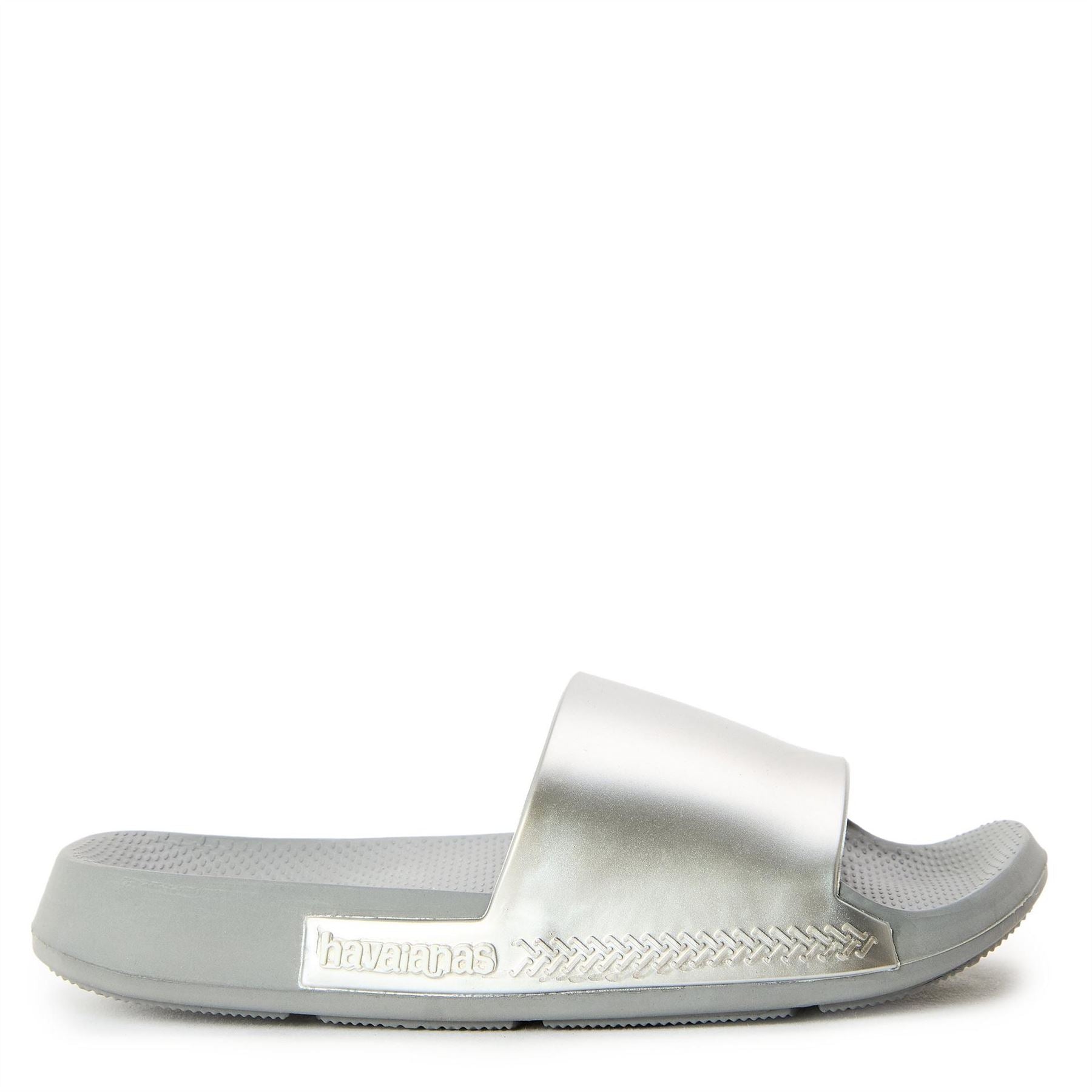 Havaianas Hav. Slide Classic Metallic Steel G Flip Flops Womens