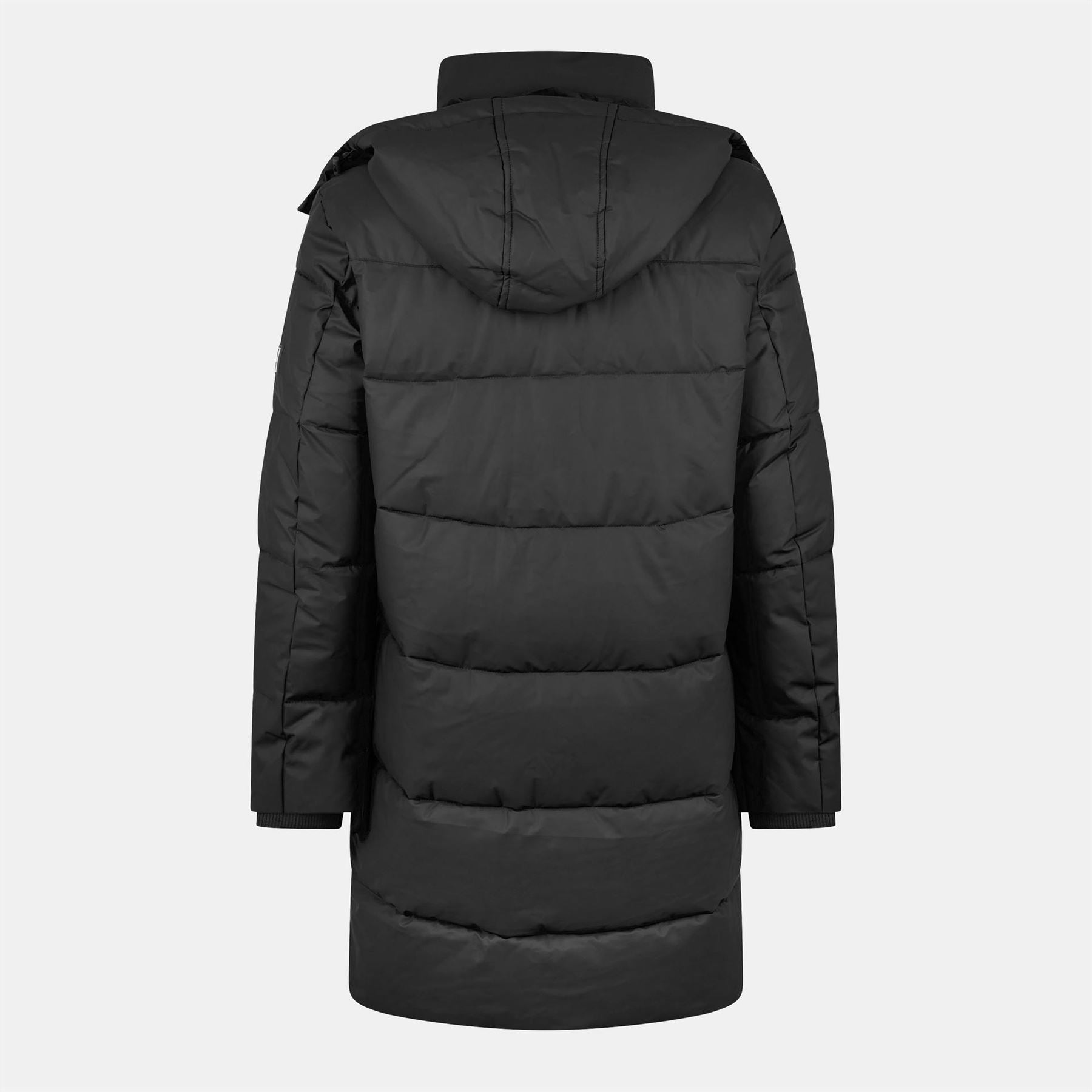 Jack Wills Long Hooded Puffer Jacket