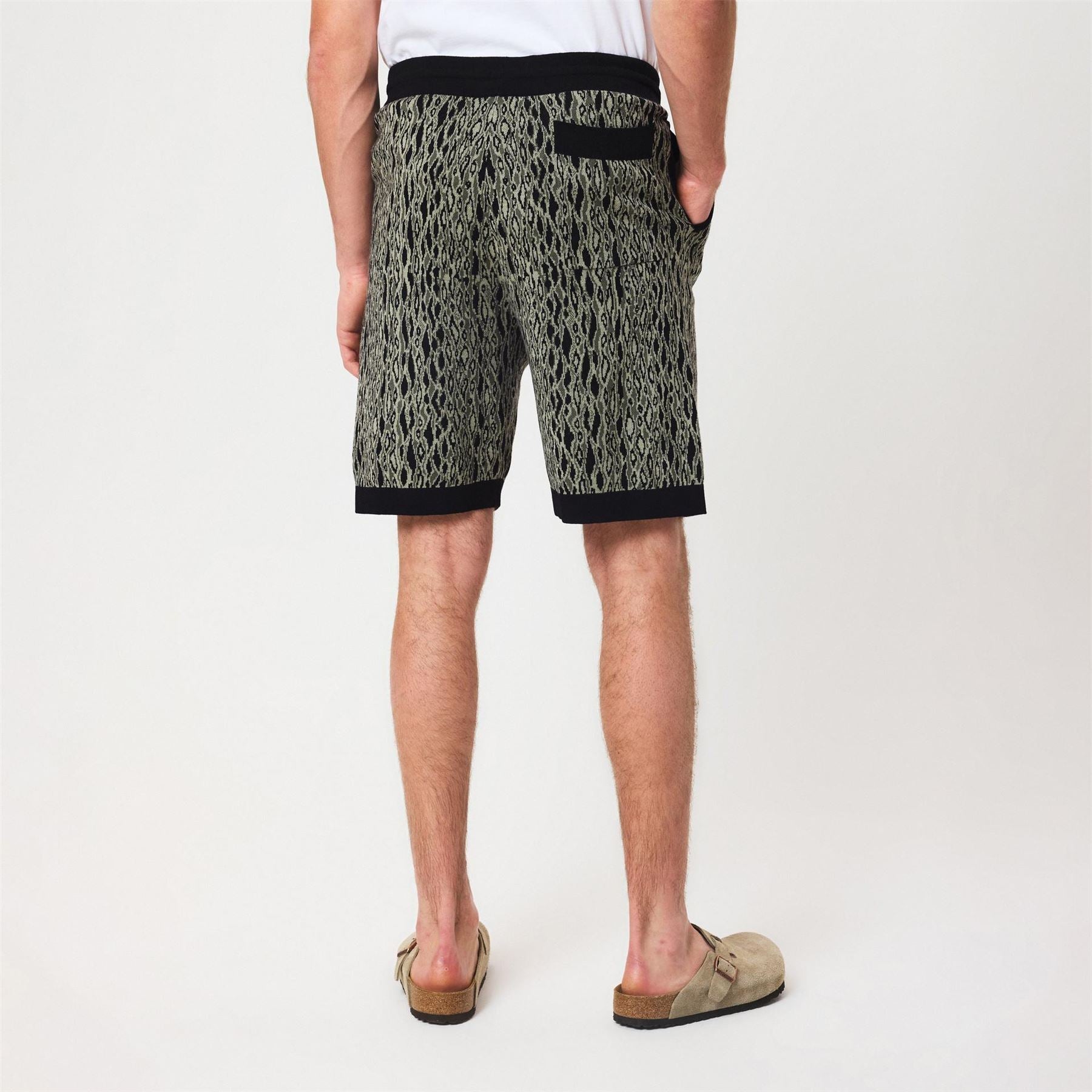 Hugo Animal Patterned Sweat Shorts