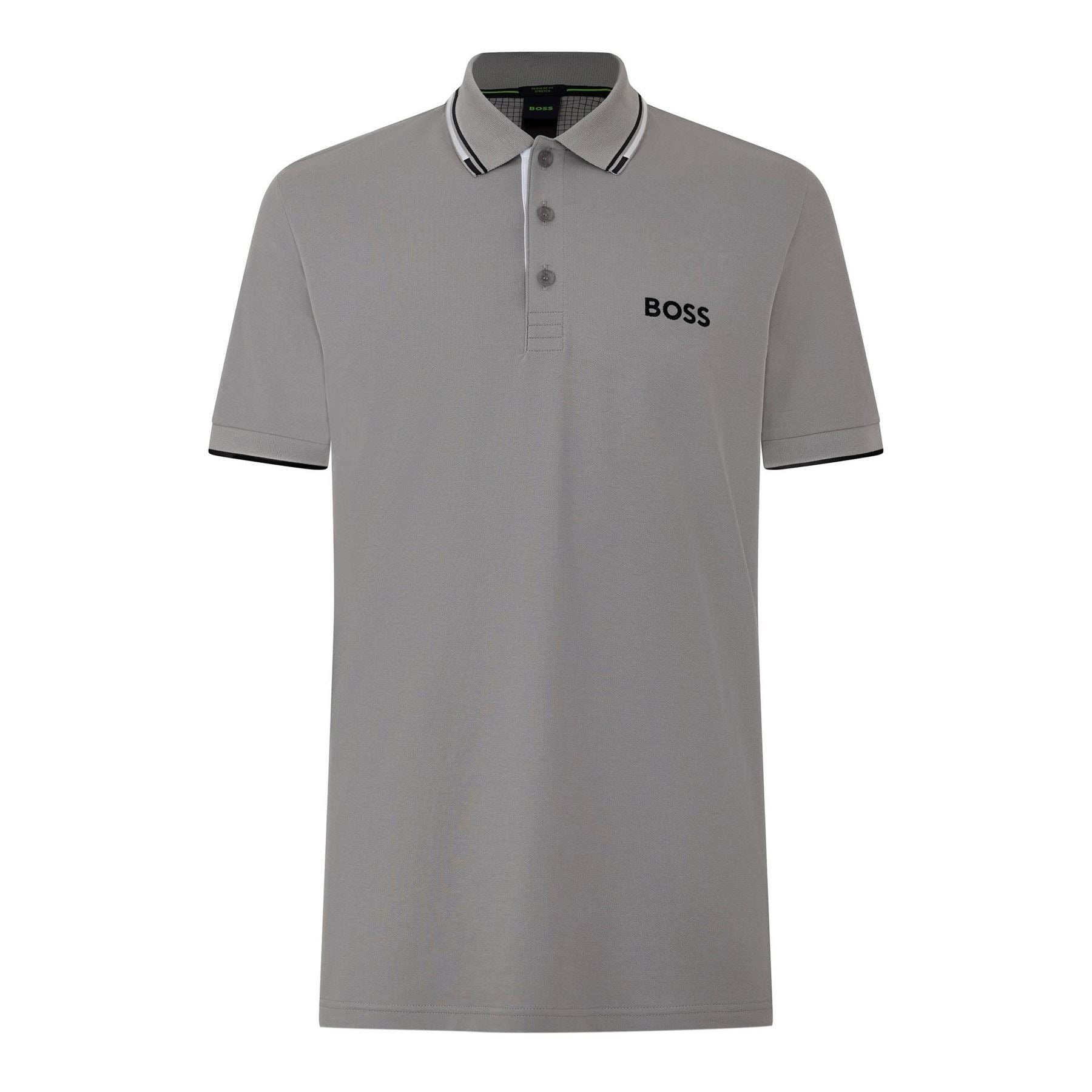 Hugo Wordmark Collared Neck Short Sleeve Regular Fit Shirt