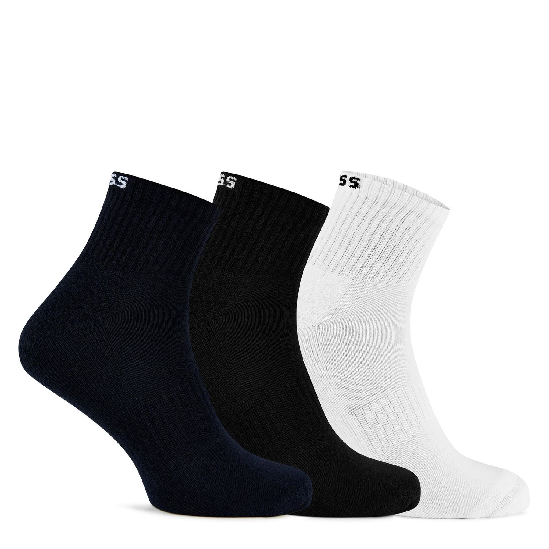 Boss 3 Pack Quarter Sock Mens