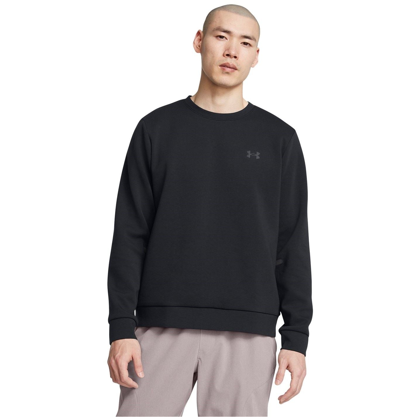 Under Armour Mens Armour Ua Unstoppable Fleece Crew Eu Sweatshirt