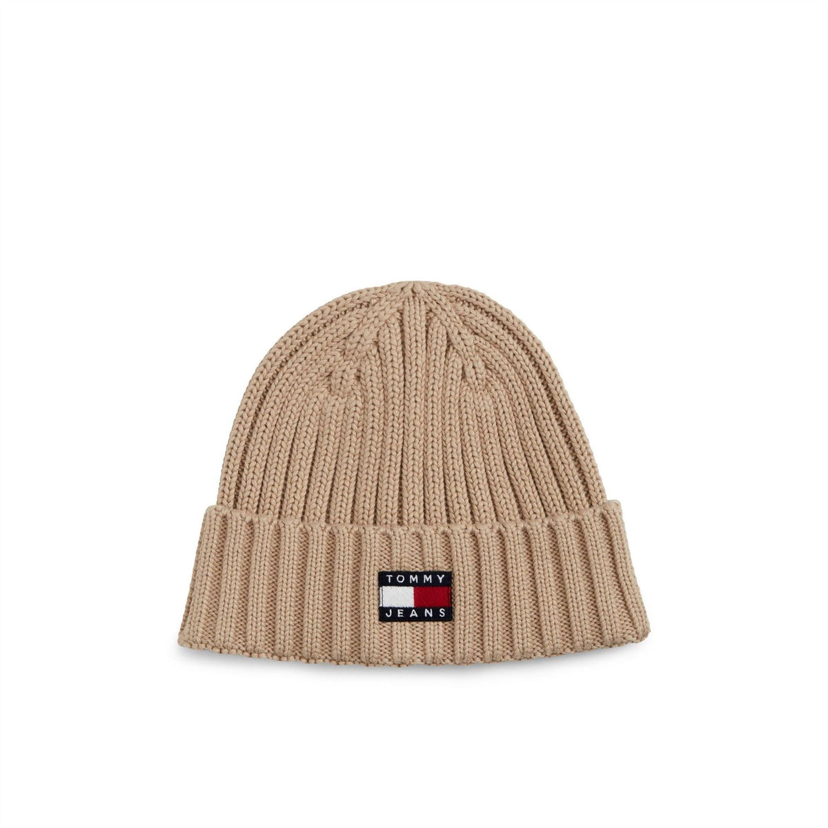 Tommy Jeans Flag Ribbed Knit Beanie