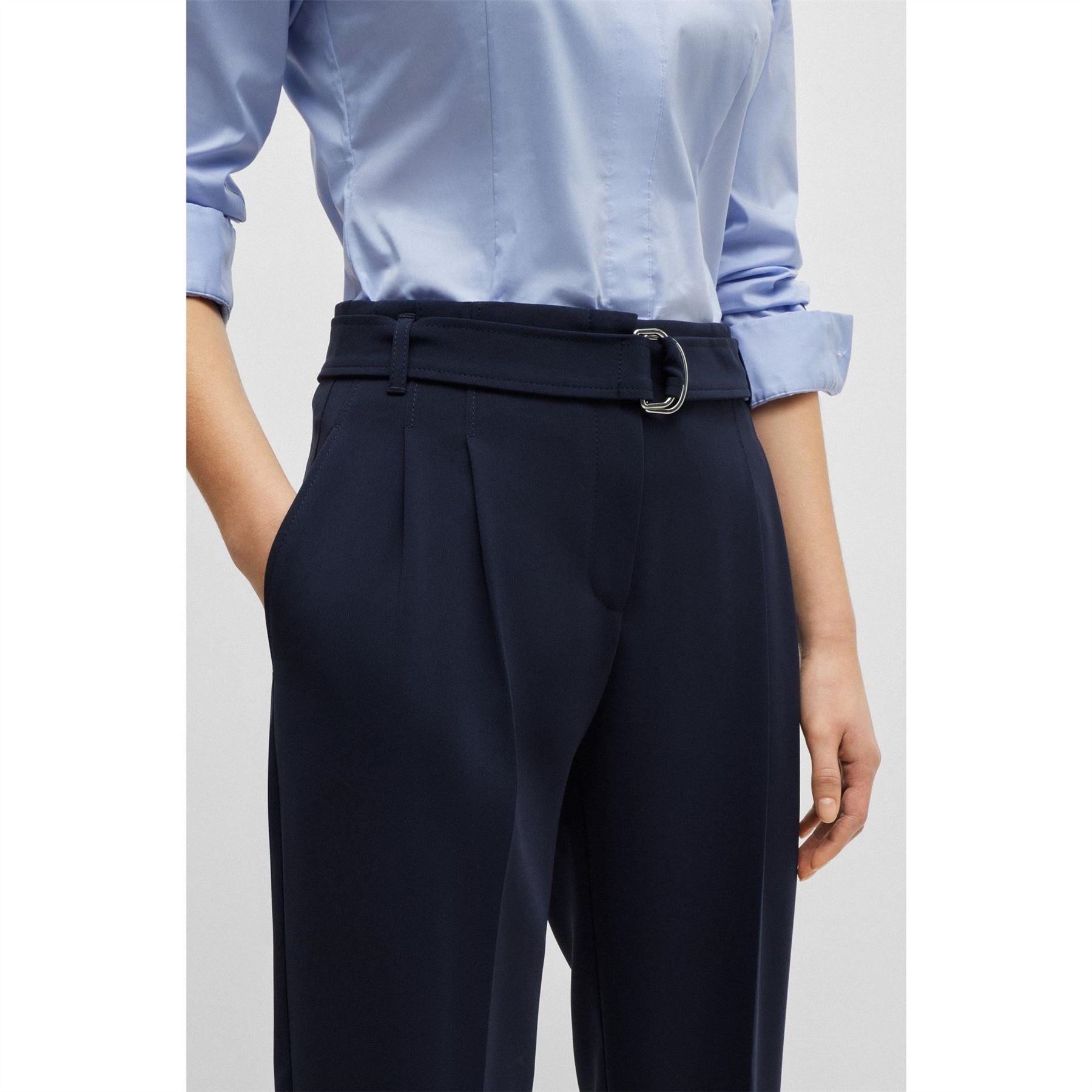Boss Tapia Pleated Trousers