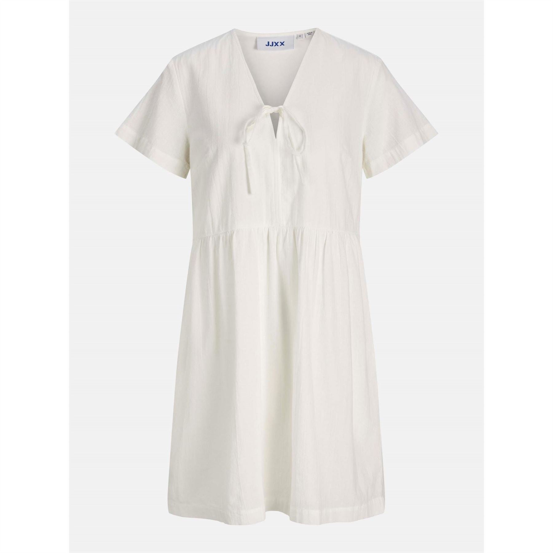 JJXX V-Neck Short Sleeve Mini Babydoll Dress