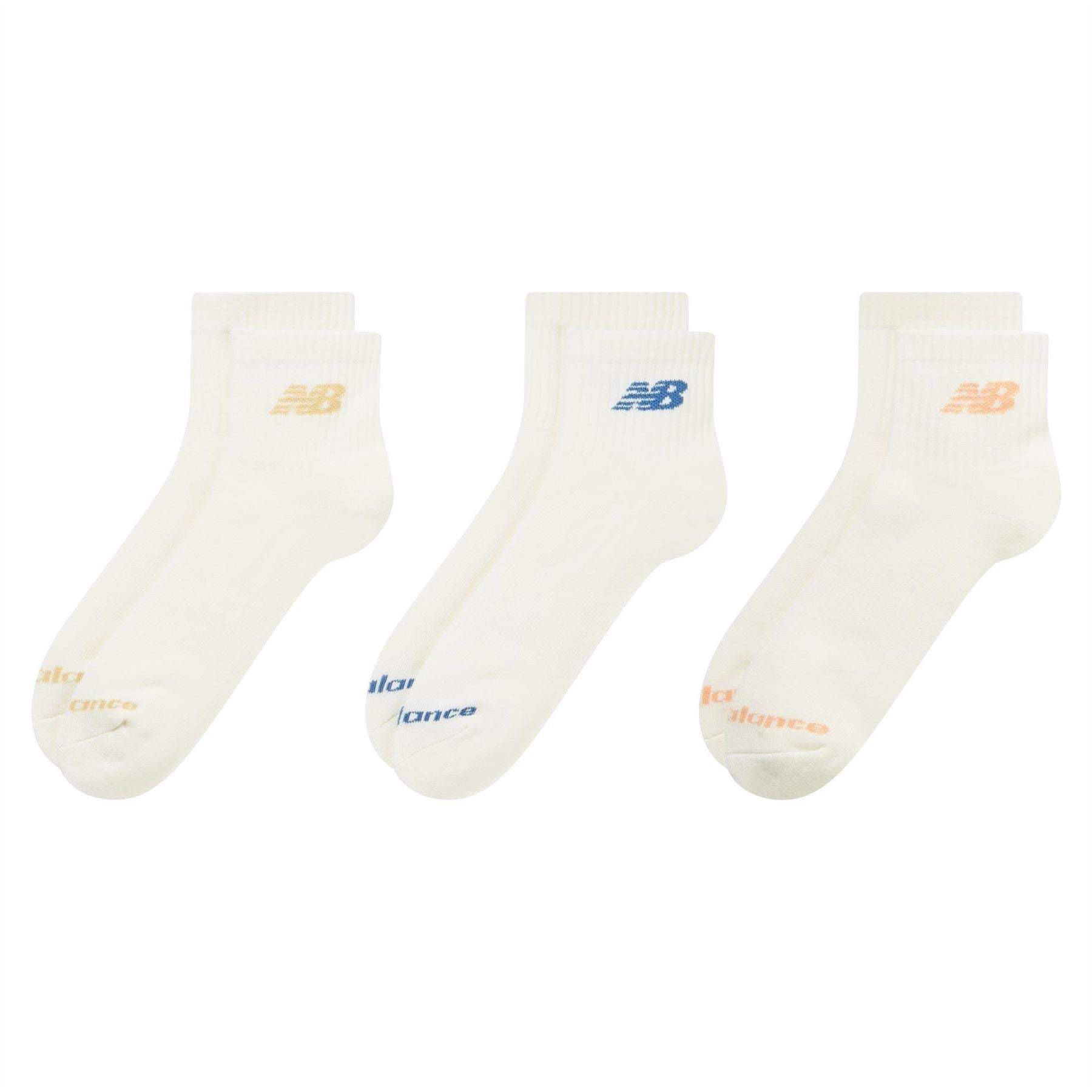 New Balance Everyday Ankle Socks 3 Pack Adults
