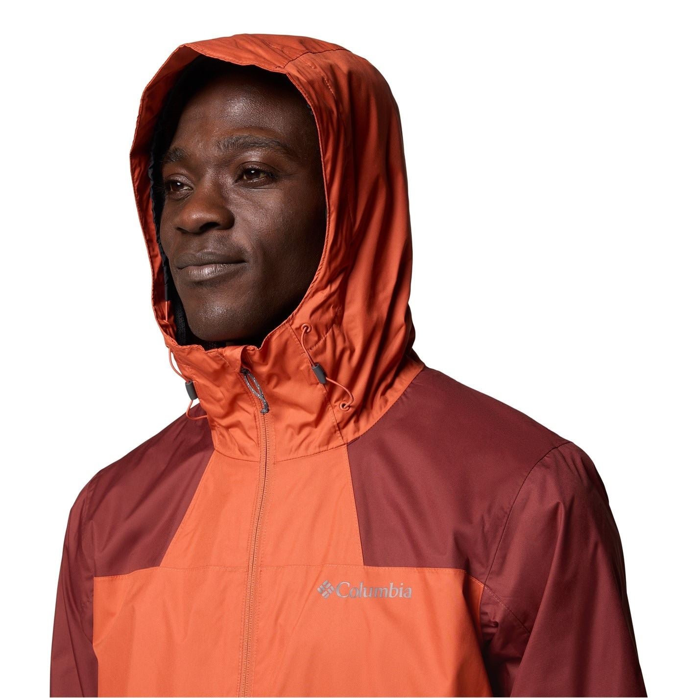 Columbia Hooded Rain Jacket with Elasticated Cuff