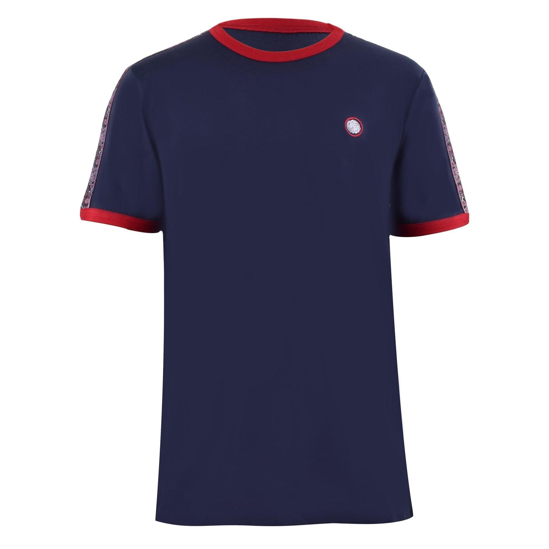 Pretty Green Eclipse Tape Regular Fit T-Shirt