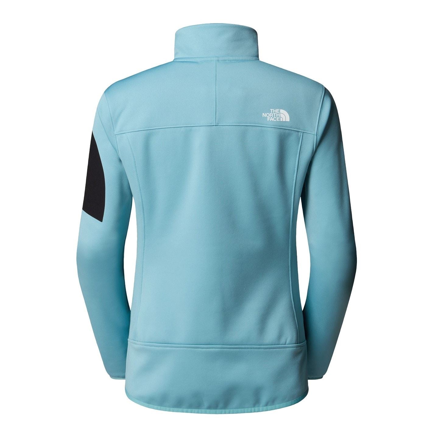 The North Face Mistyescape Solid Patterned Quarter Zipper Zip Neck Jacket