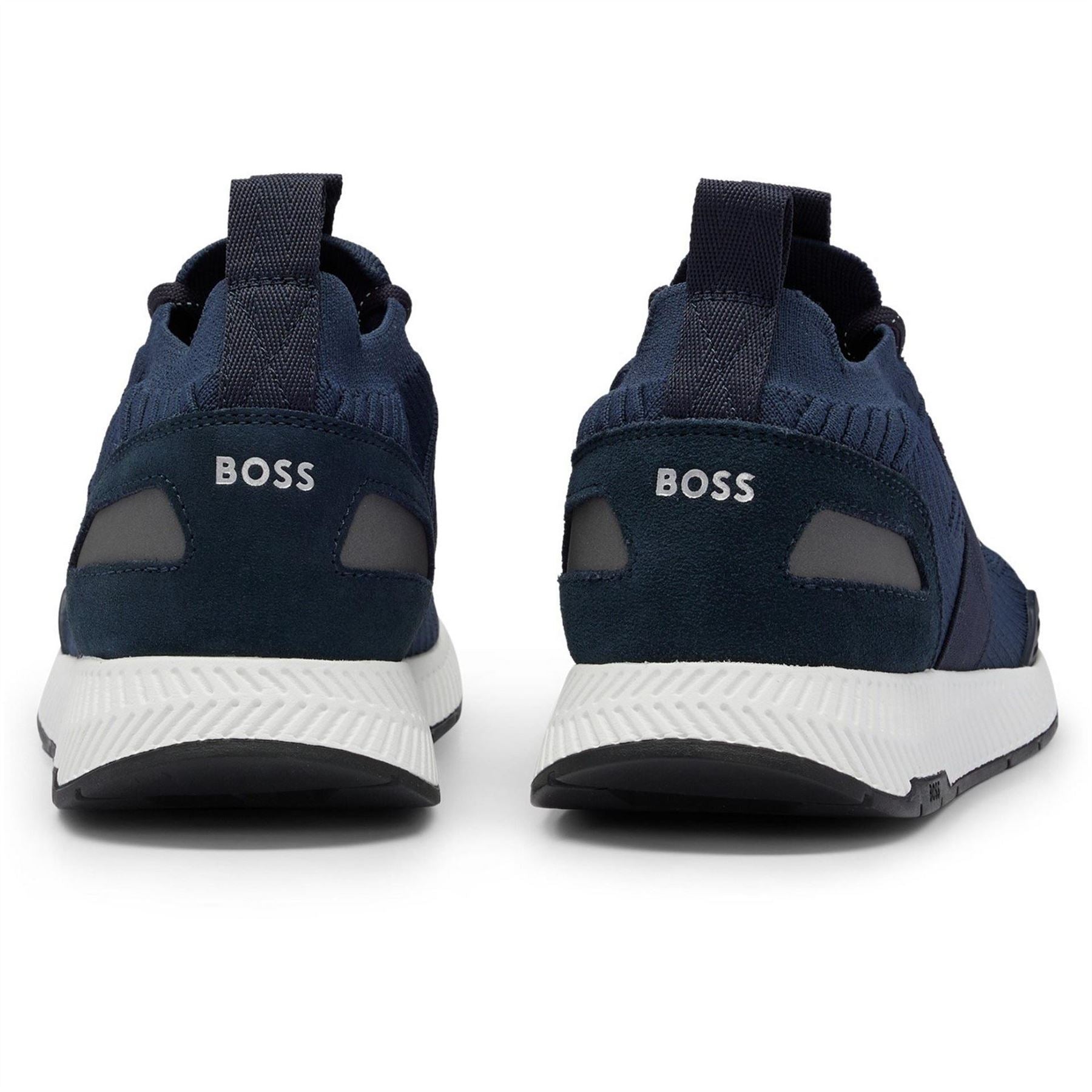 Boss Titanium Knit Trainers, Comfortable Design