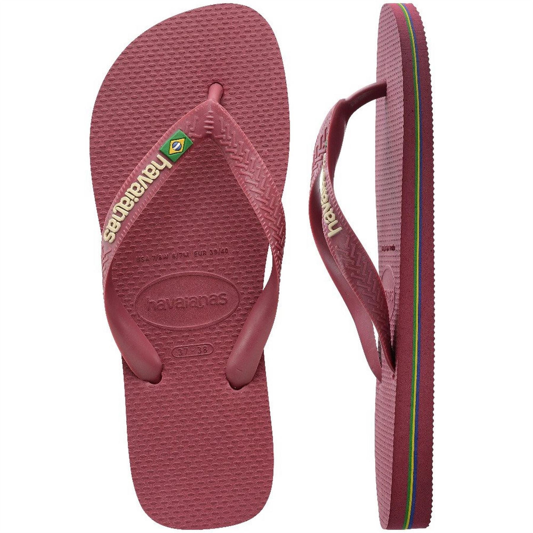 Havaianas Brasil Logo Flip Flops