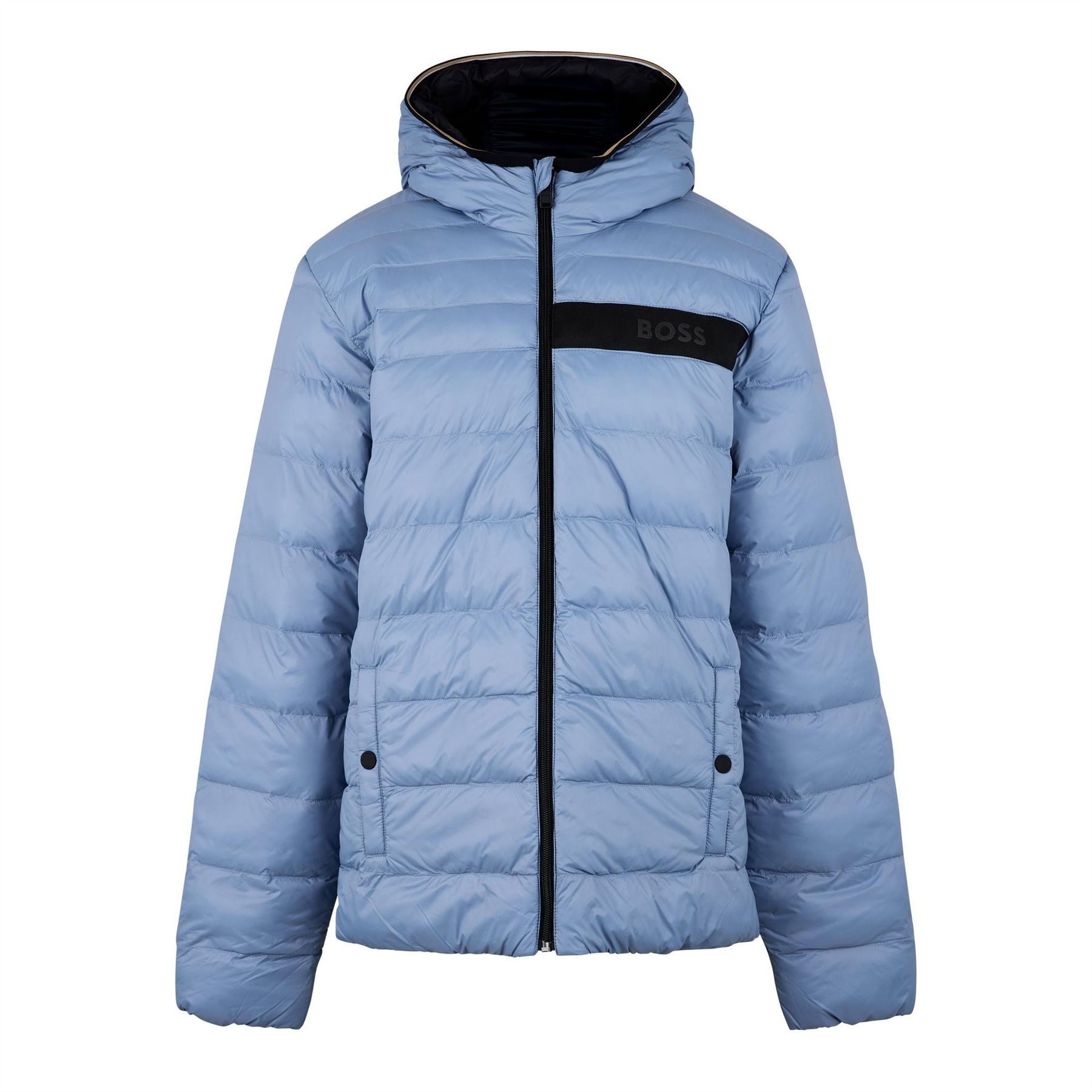 Boss Reversible Lightweight Insulated Short Puffer Jacket
