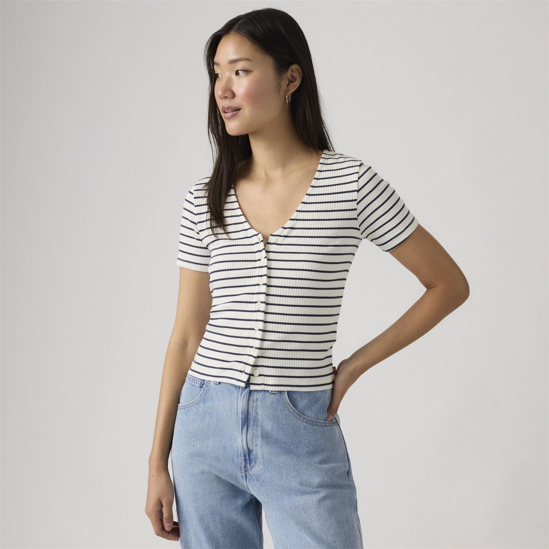 Levis Sleeve Striped T-Shirt