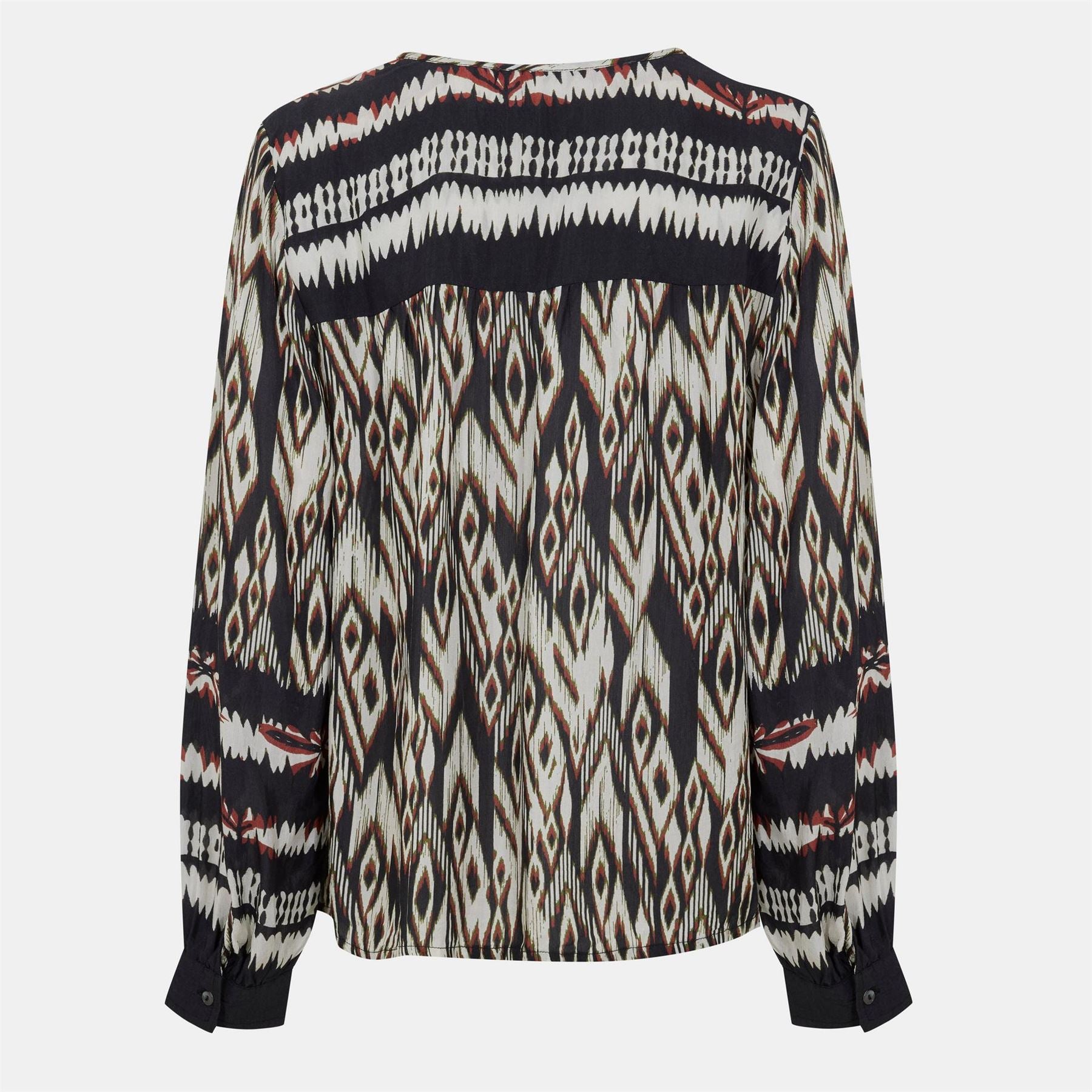 Velvet by Graham and Spencer Regular Fit V-Neck Long Sleeve Blouse