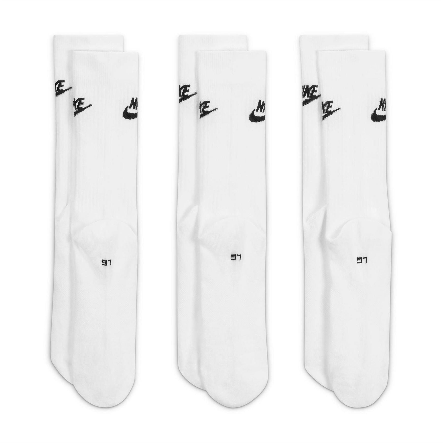 Nike 3 Pack Of Essential Crew Socks
