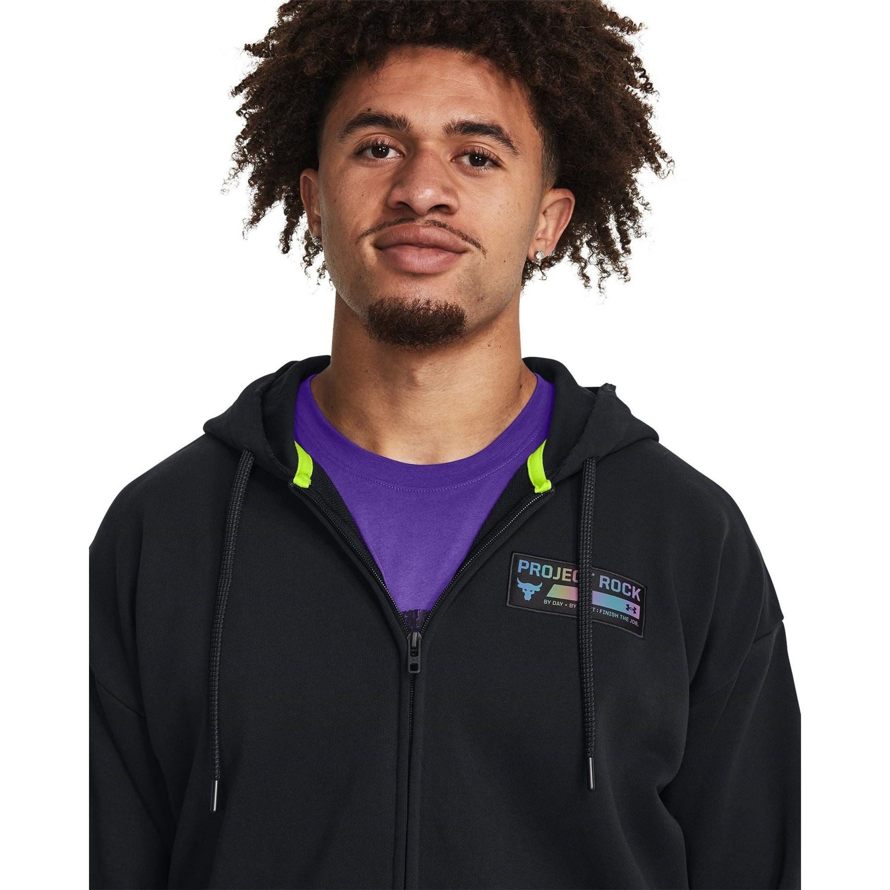 Under Armour Mens Armour Pjt Rock Hwt Terry FulL-Zip Fleece