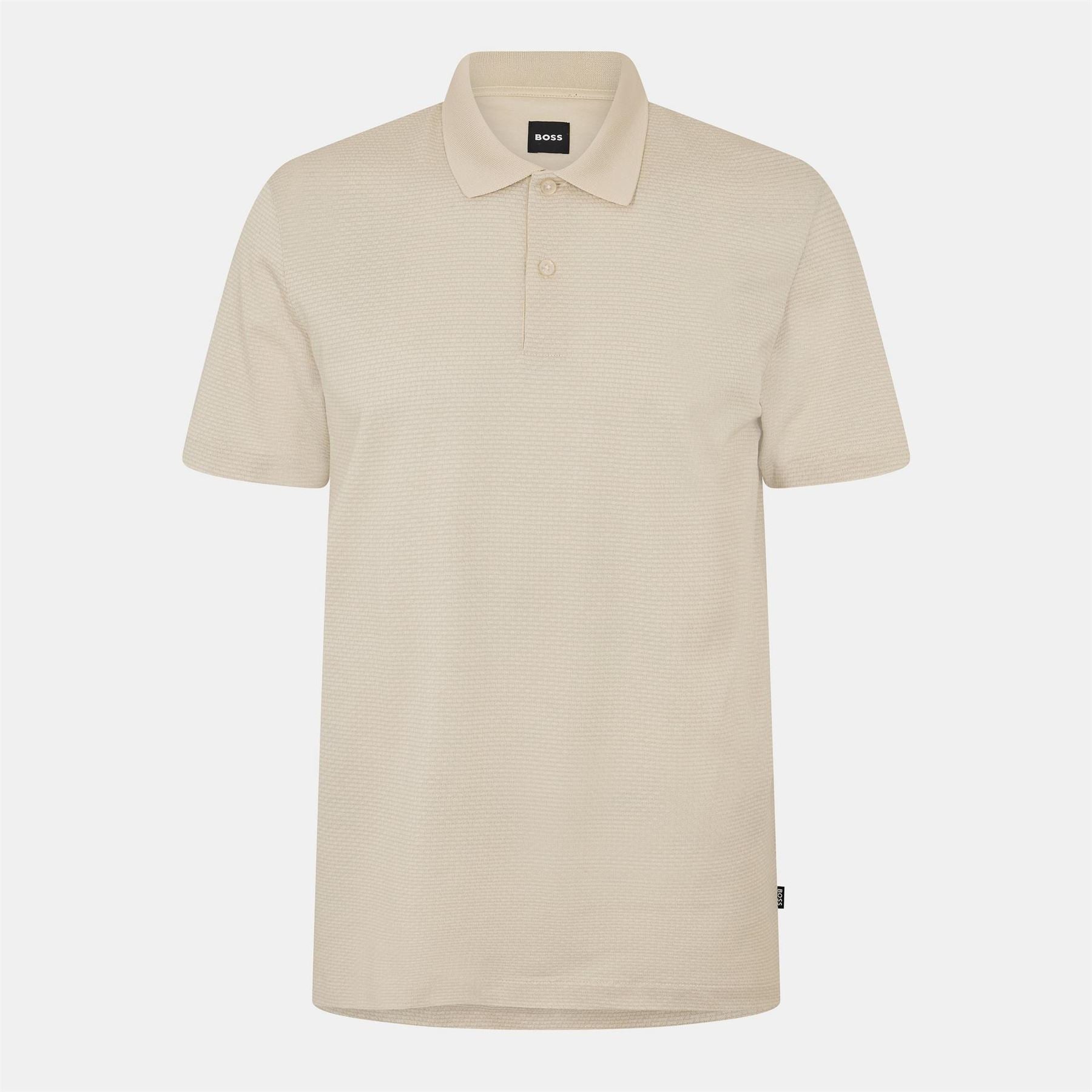 Boss BOSS Short Sleeve Polo Shirt with Ribbed Collar (C Parlay)