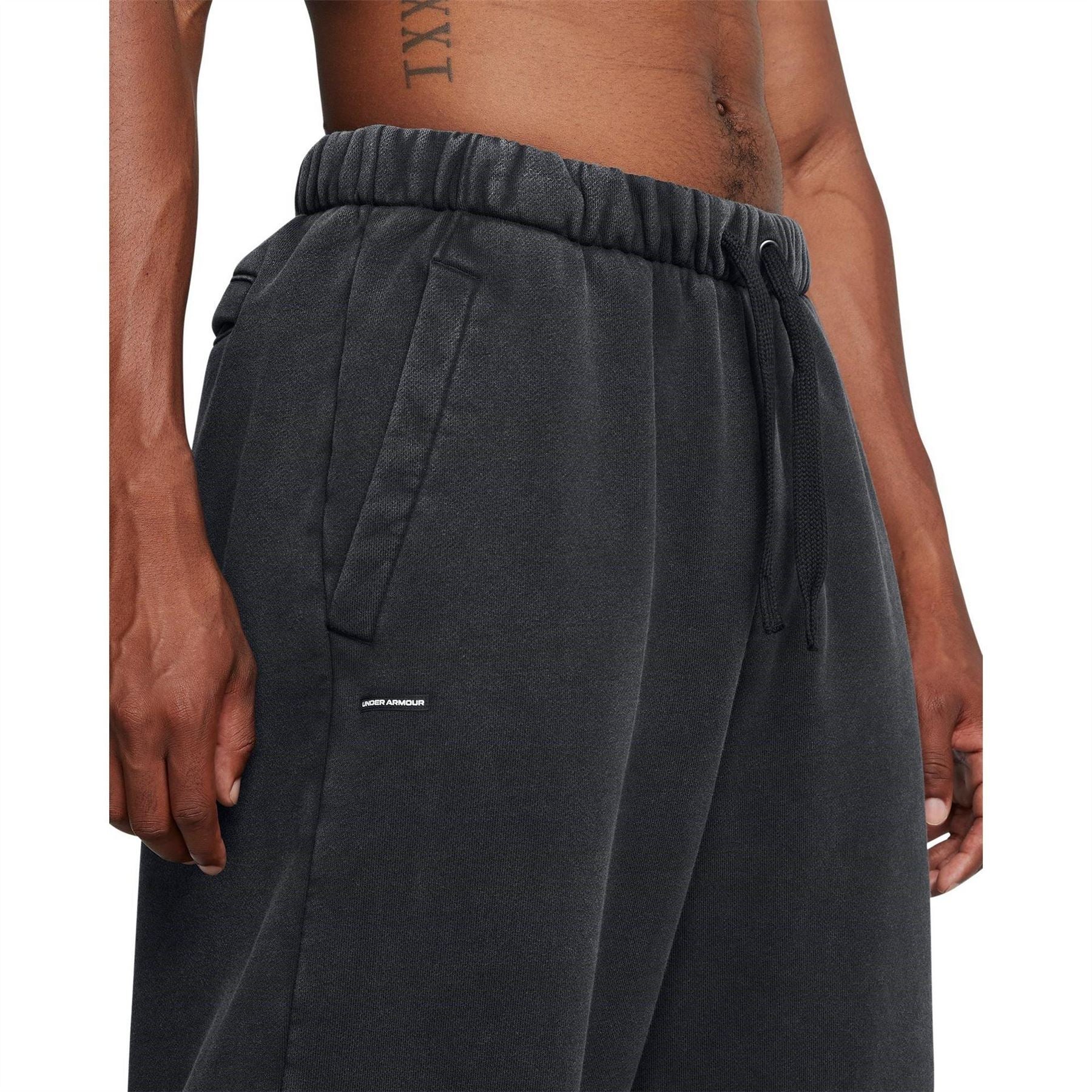 Under Armour Solid Patterned Wide Leg Icon Joggers