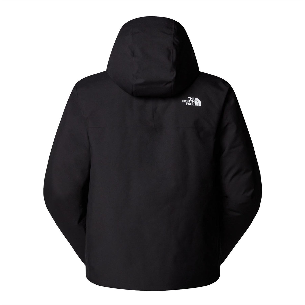 The North Face Mountain Range Solid Patterned Hooded Puffer Jacket with Zipped Pocket