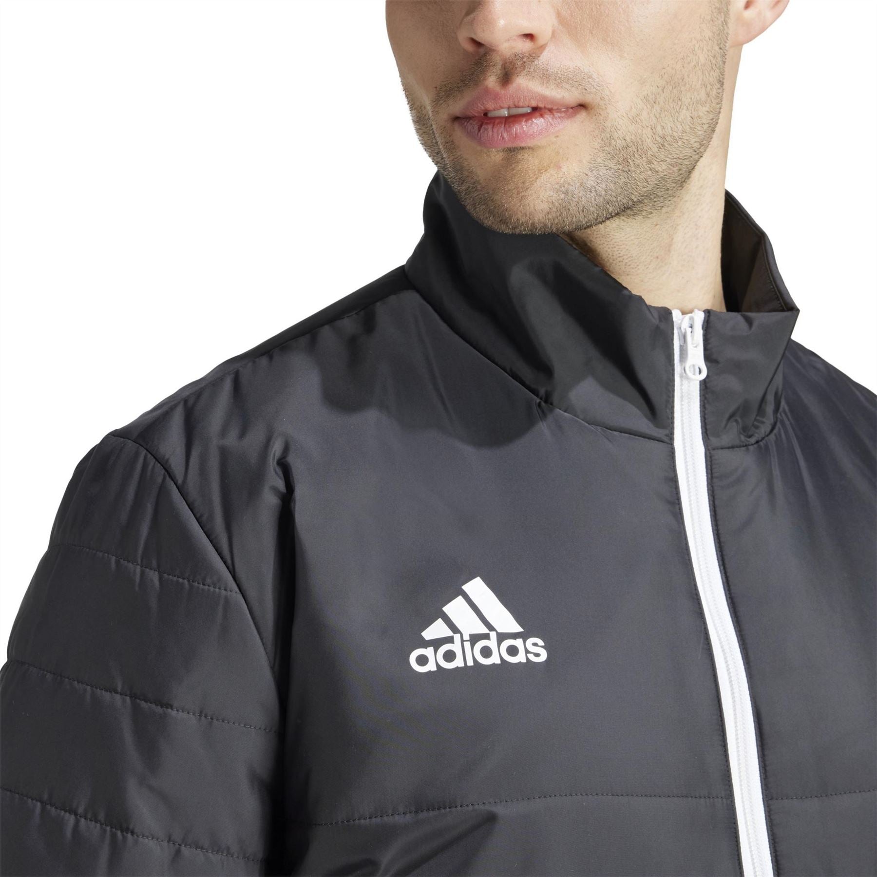 adidas Entrada Long Sleeve Full Zip Rain Anorak