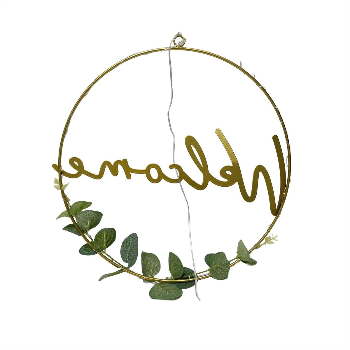 Linea Hanging Sign With Solar Light 63