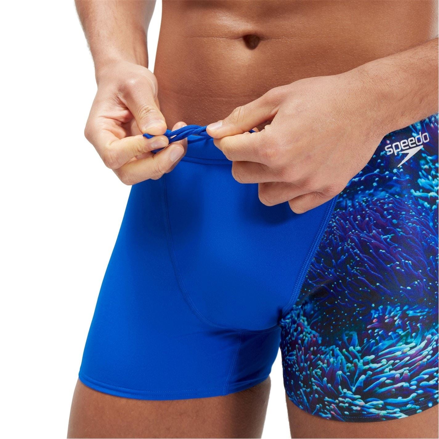 Speedo Mens All Over Print V Cut Aquashorts