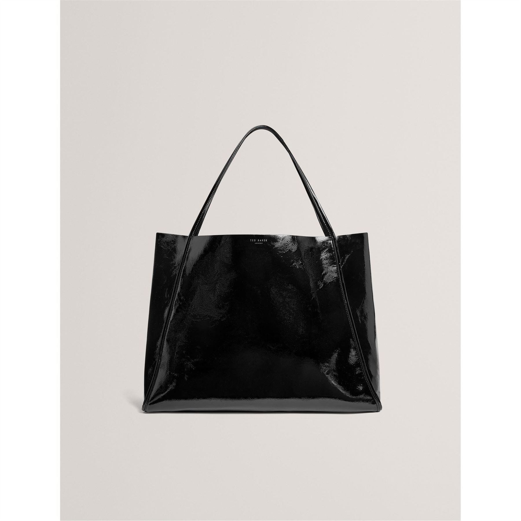 Ted Baker Slouch Trapezoid Shaped Tote with Gold Tone Hardware
