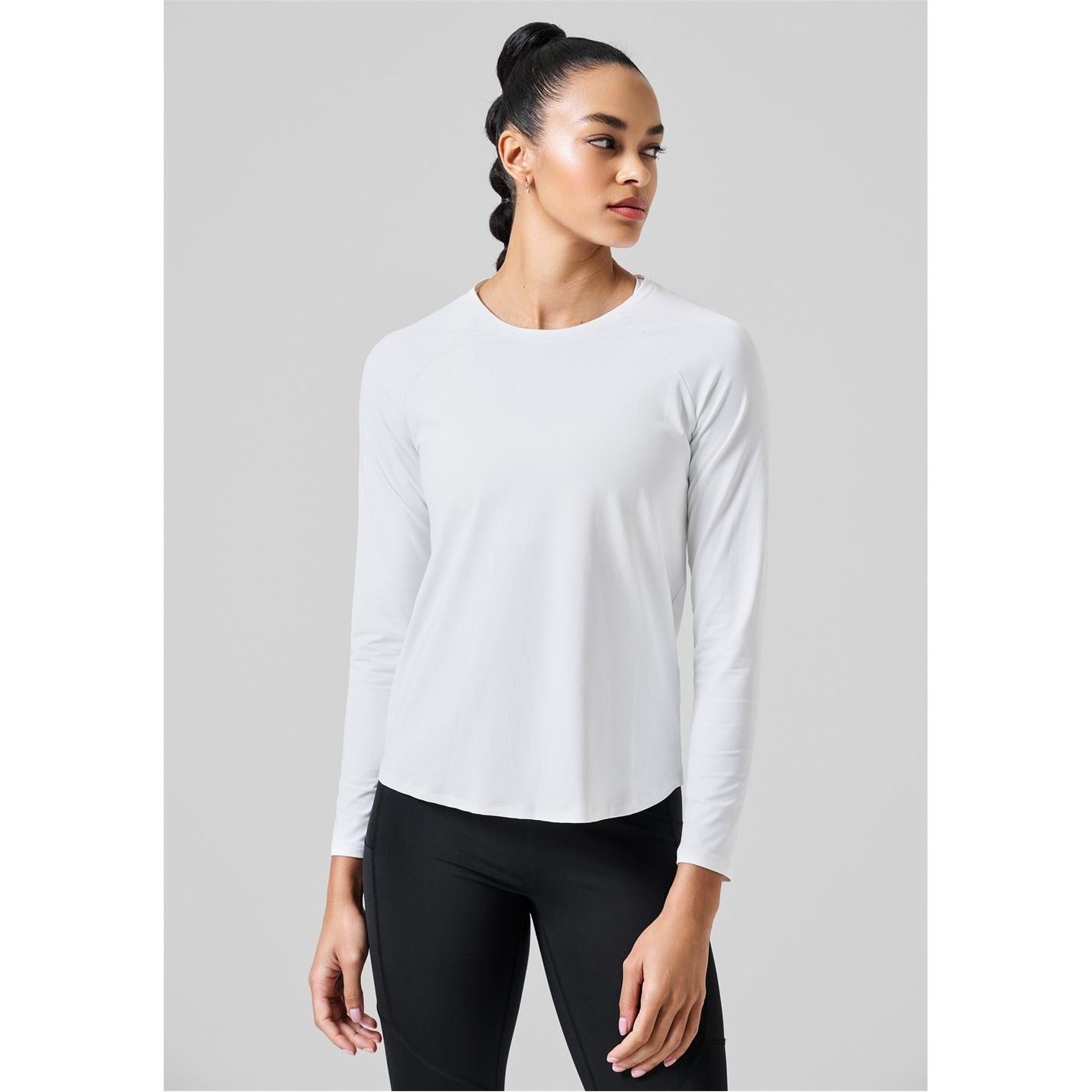 Casall Raglan Sleeve Crew Neck Regular Fit T-Shirt
