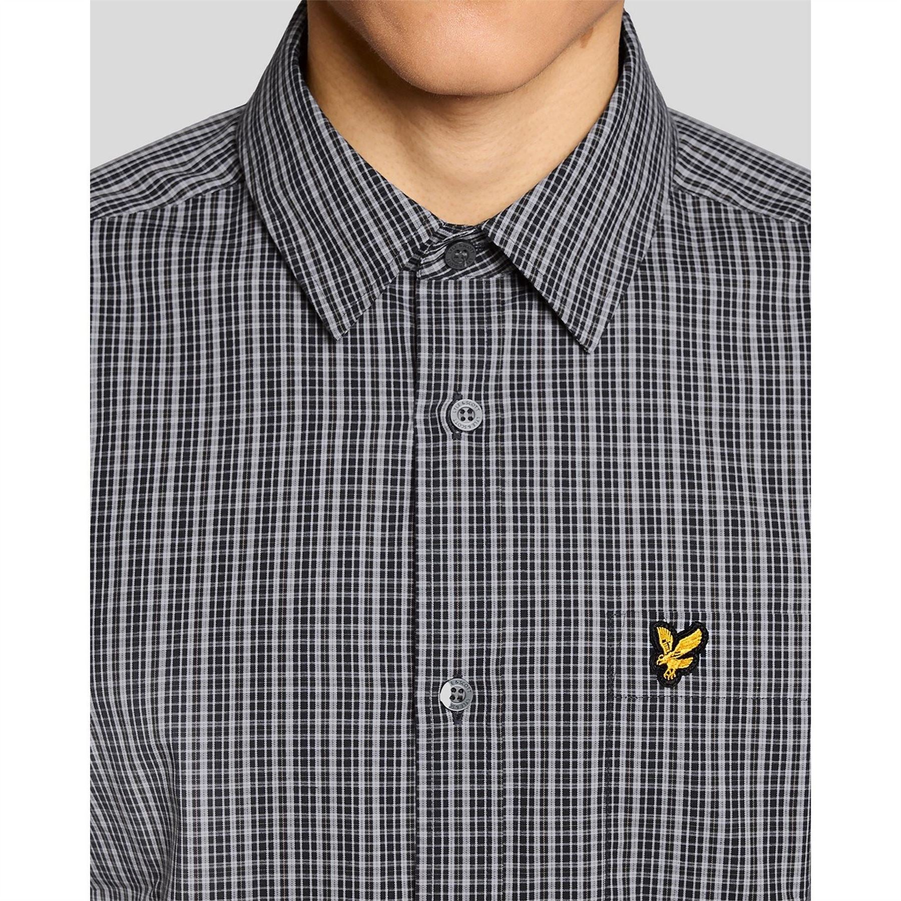 Lyle and Scott Long Sleeve Patterned Shirt