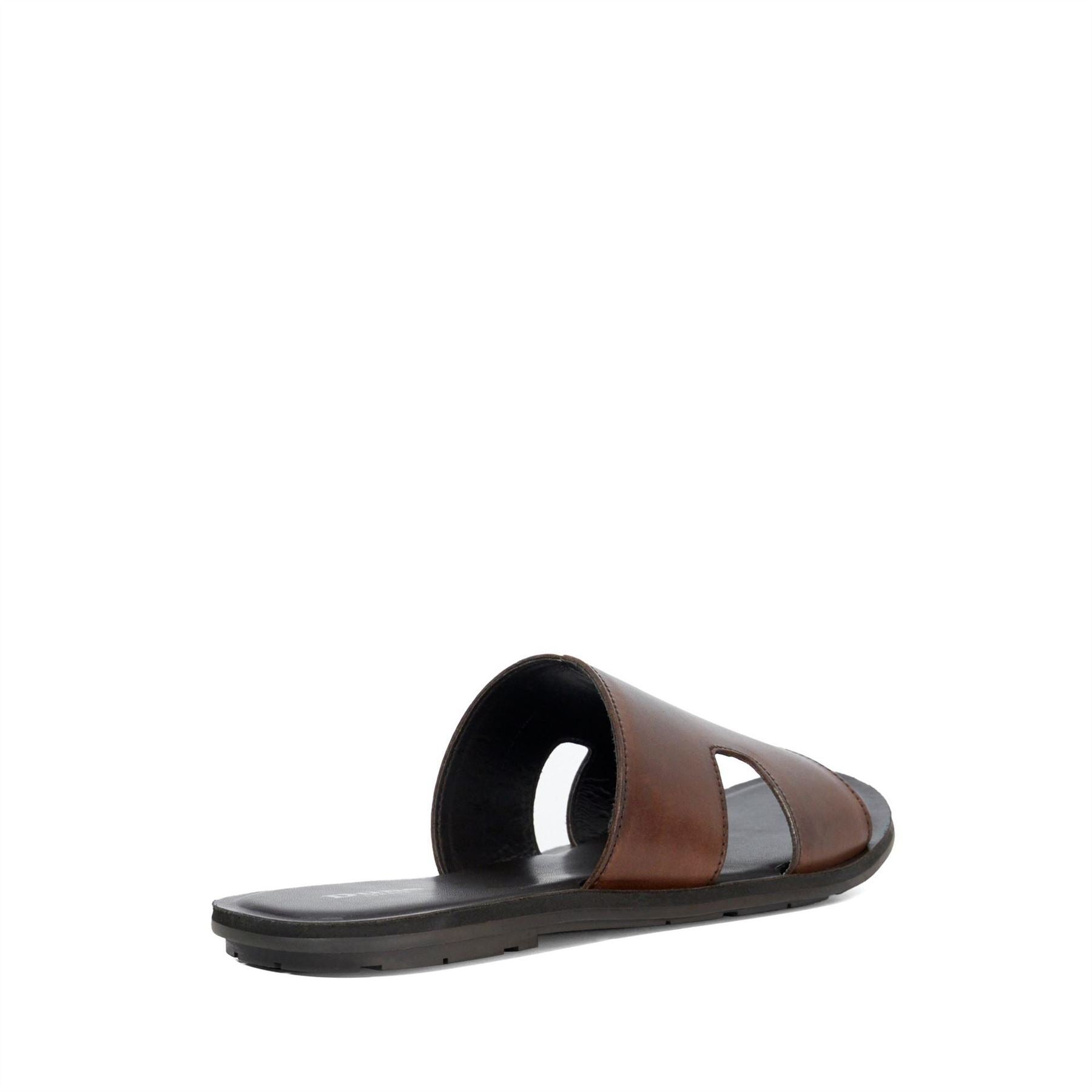 Dune London Men's Itos Leather Flat Sandals Open Toe Flat Sandals