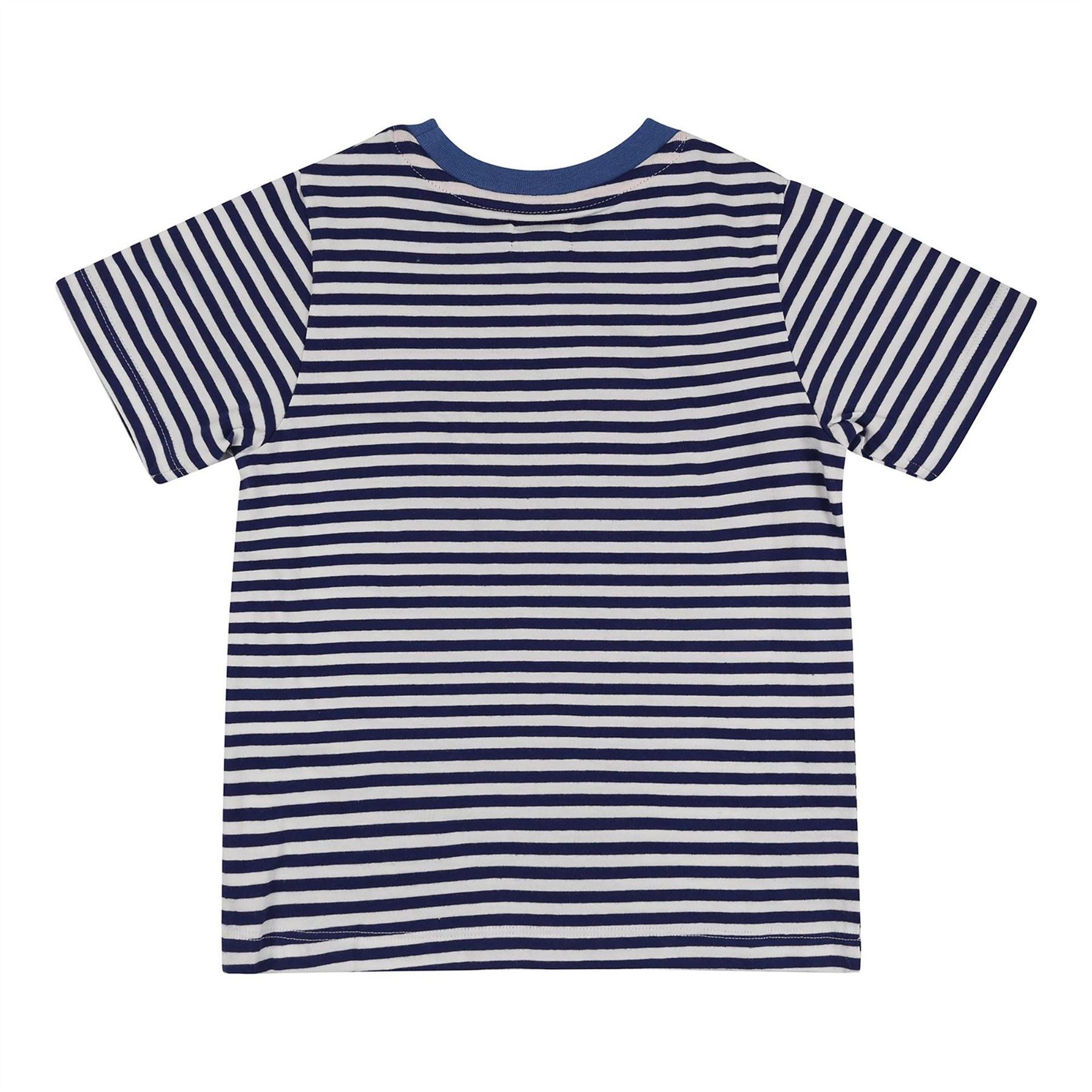 Lilly and Sid  And  Sid Multicoloured Animal Safari And Stripe Print T-Shirt   2 Pack