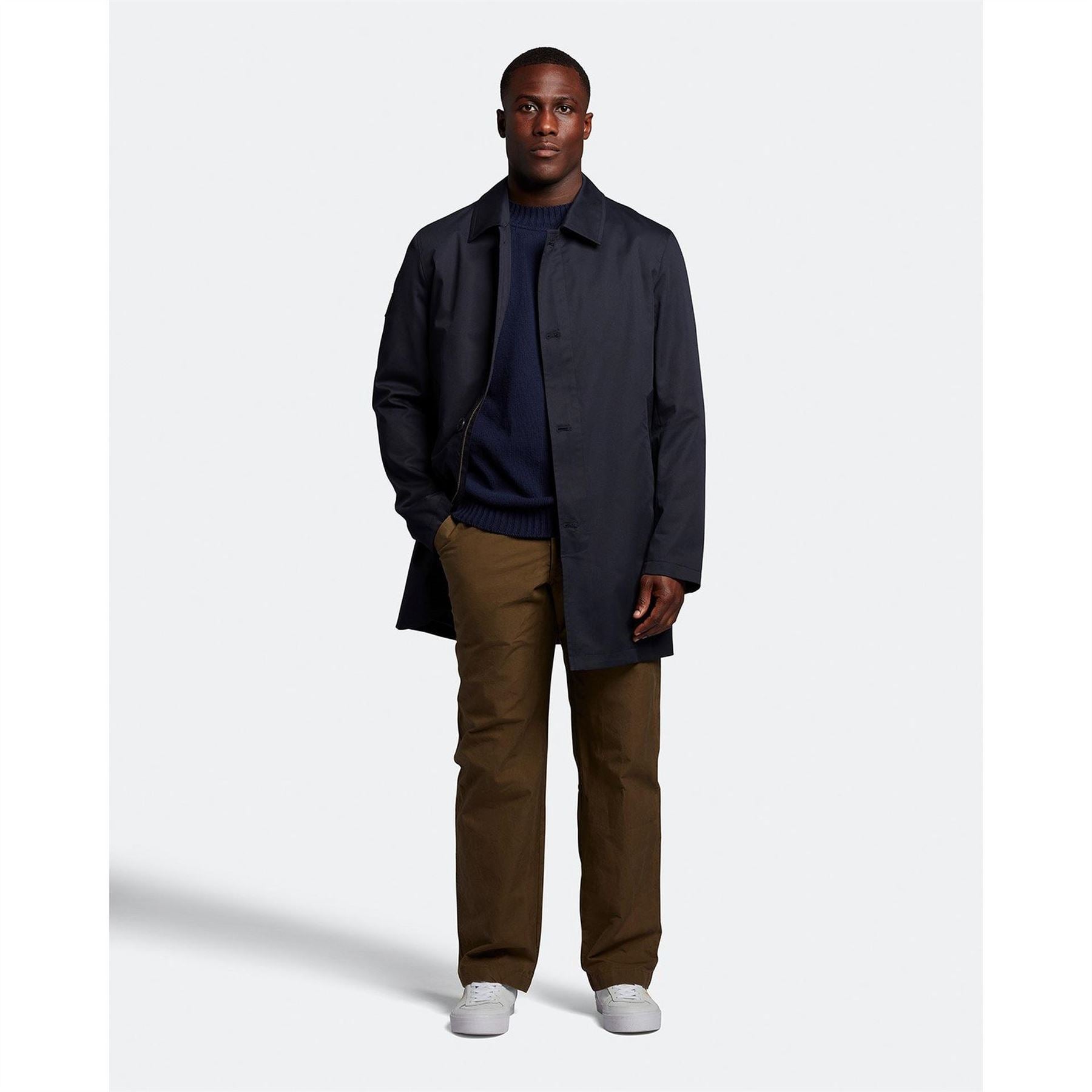 Lyle and Scott Collared Neck Zip Through Regular Fit Jacket