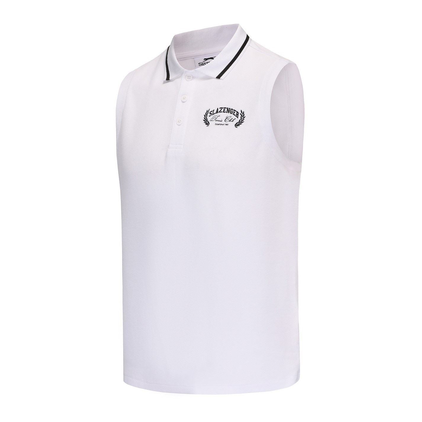 Slazenger Plain Short Sleeve Polo Shirt
